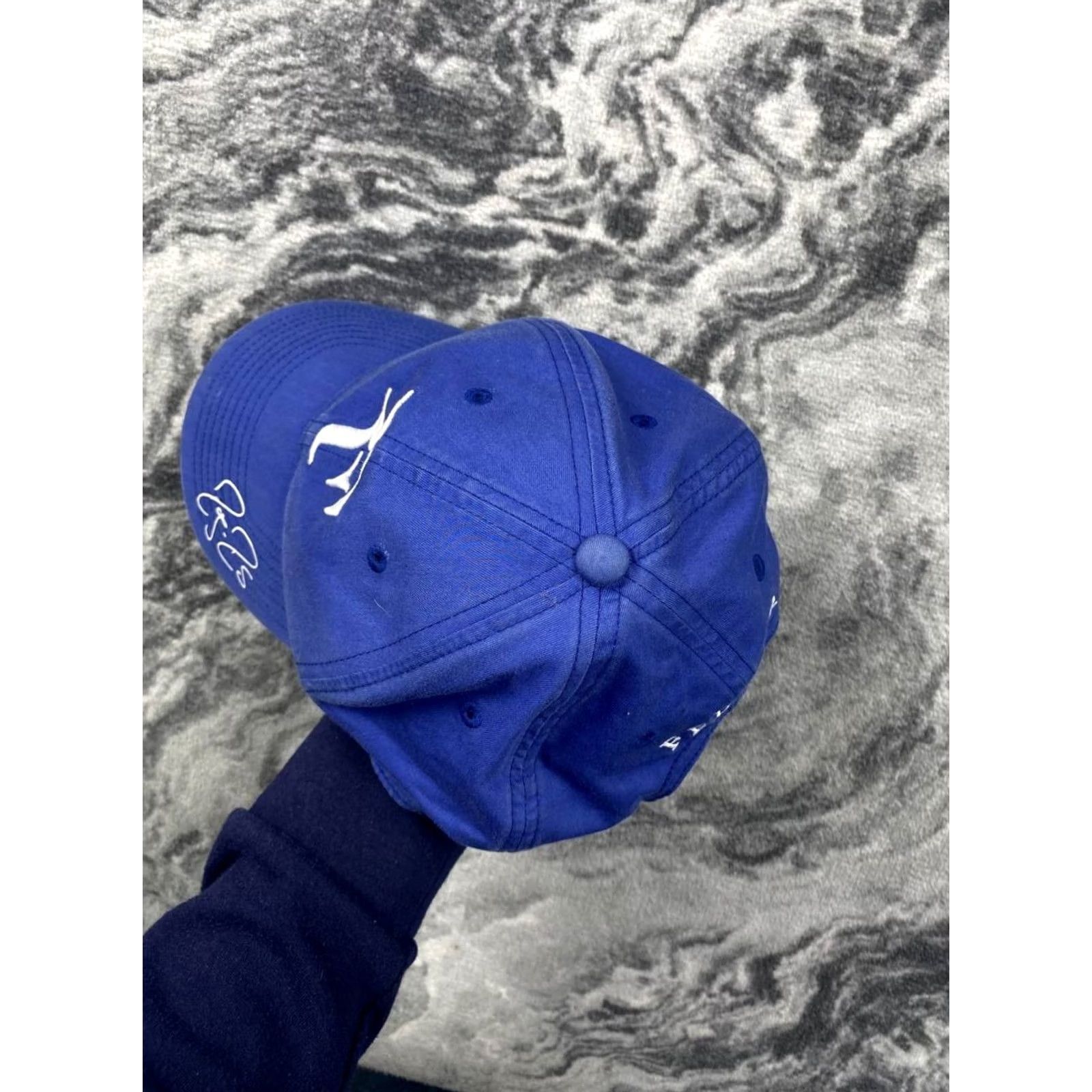 Nike Nike AeroBill Roger Federer RF Baseball Cap Men Blue Logo Cap Sports Casual One Size Adjustable Summer Spring Fall Size ONE SIZE - 7 Thumbnail