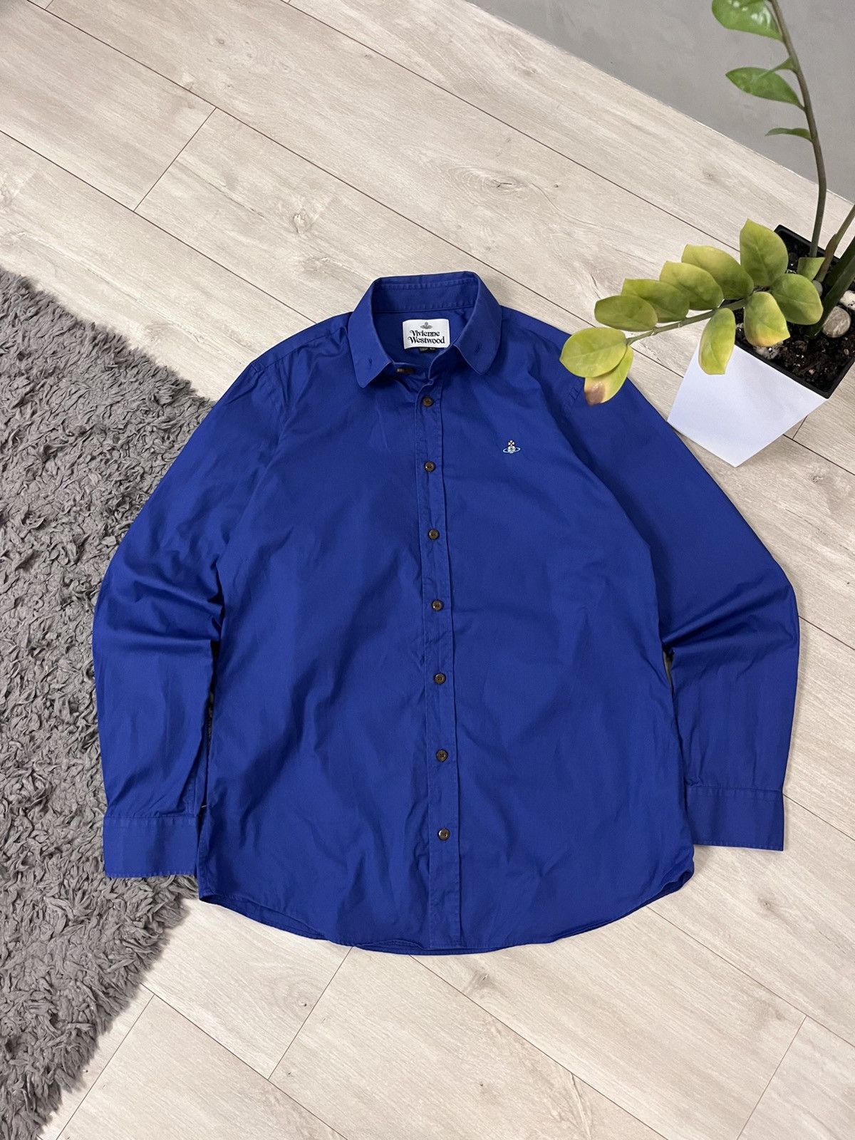 Vivienne Westwood 🔥VIVIENNE WESTWOOD OLD MONEY ORB LOGO LUXURY SHIRT 00’S Y2K Size US M / EU 48-50 / 2 - 1 Thumbnail