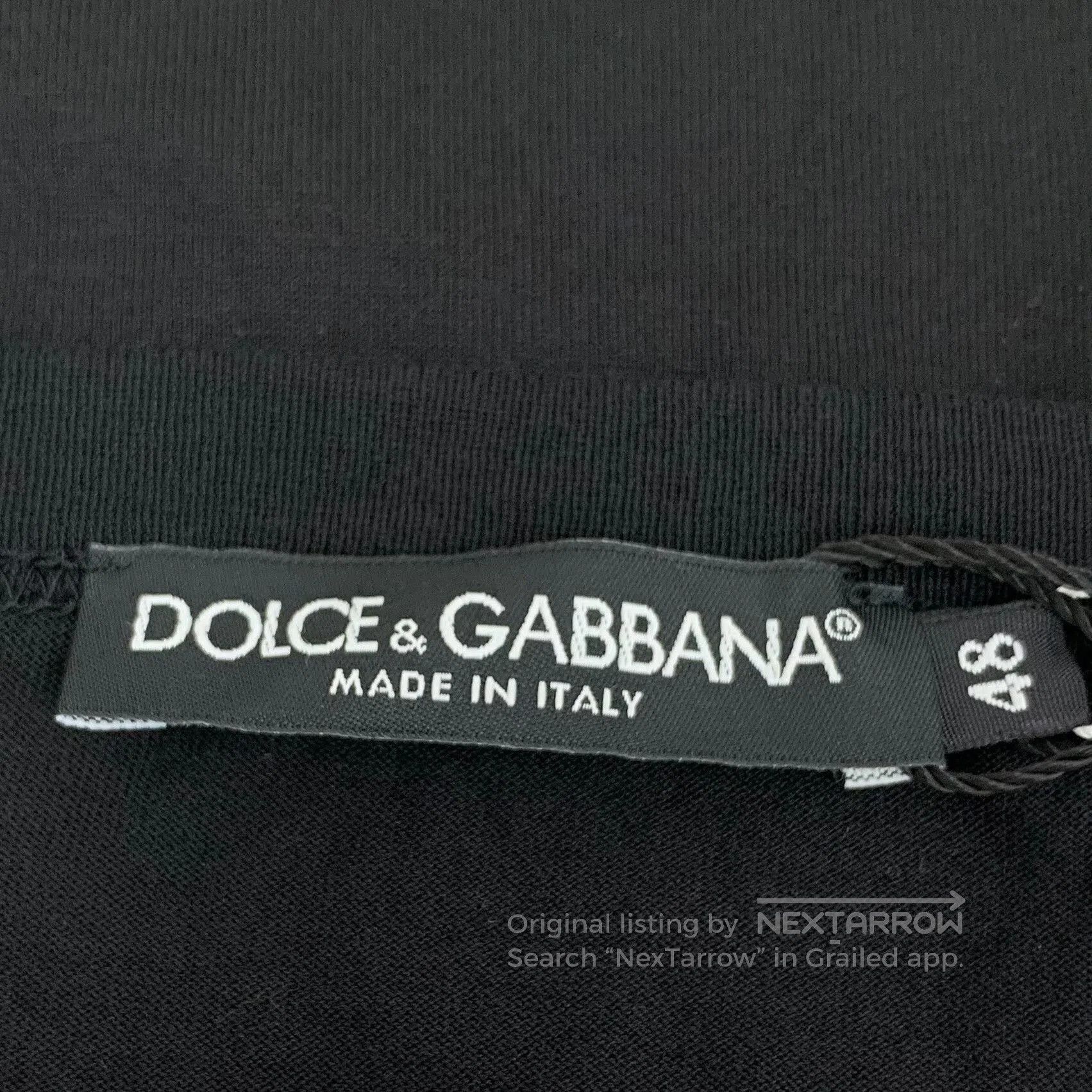Dolce & Gabbana Dolce Gabbana Black Crown Bee Beaded T. Size US M / EU 48-50 / 2 - 6 Thumbnail