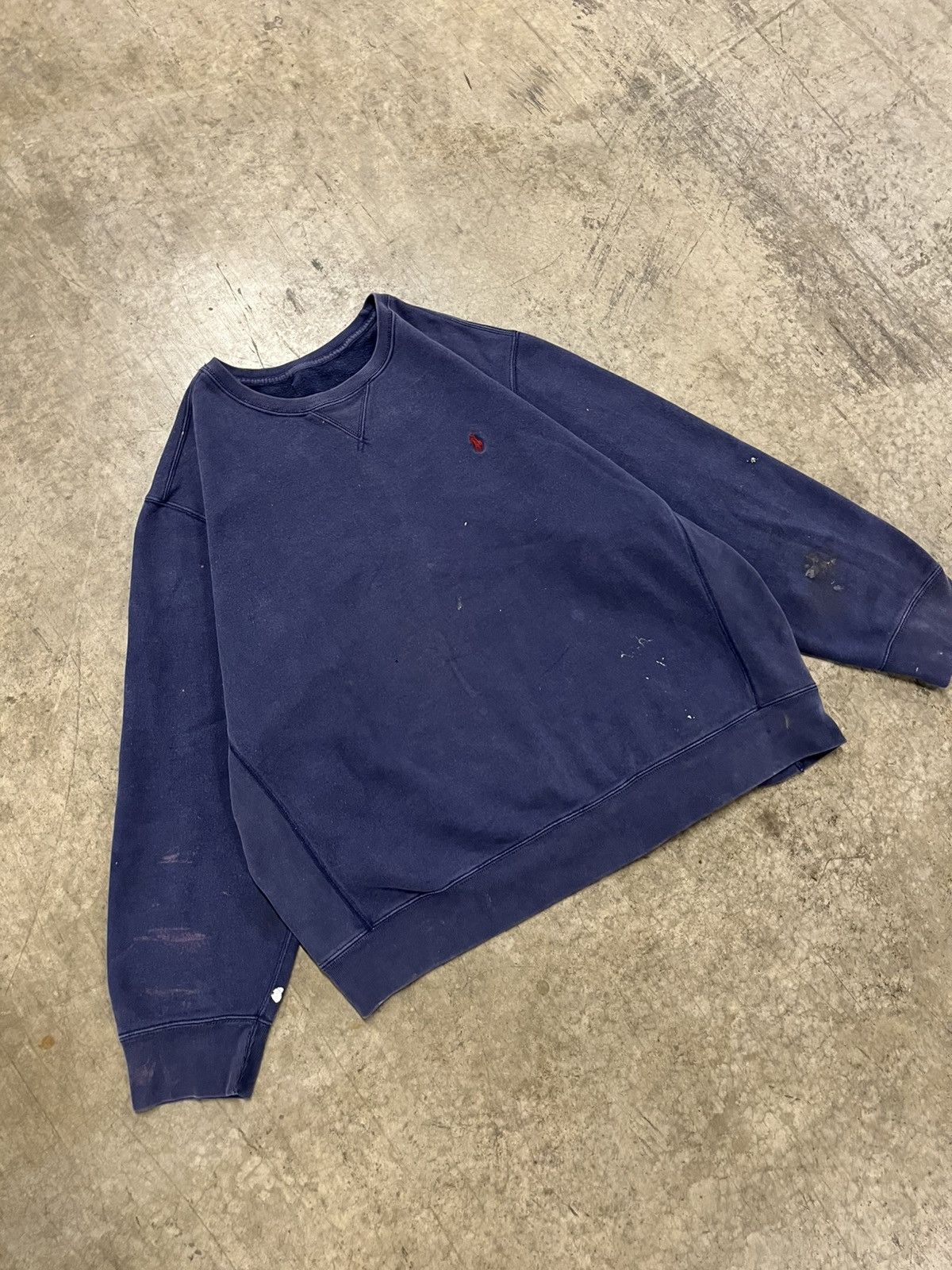 Polo Ralph Lauren × Vintage Polo Ralph Lauren vintage thrashed faded boxy preppy hype Size US XL / EU 56 / 4 - 5 Thumbnail
