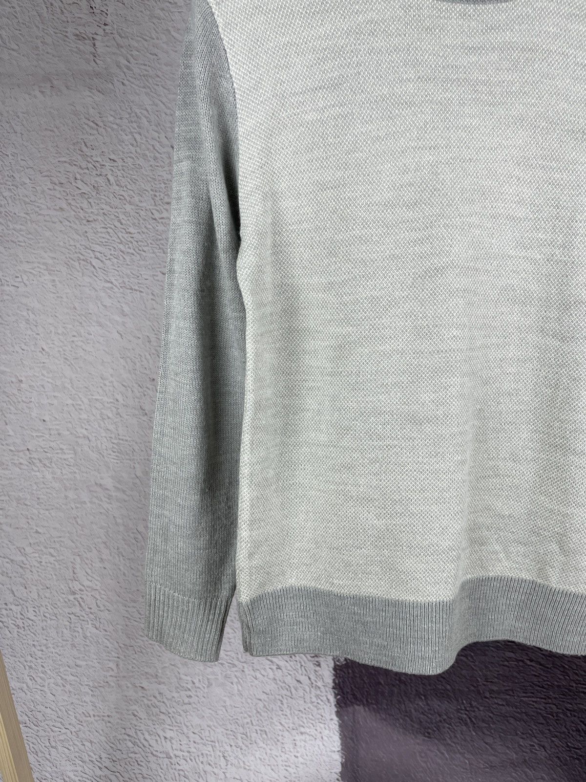 GU GU high neck double colour grey sweater Size US M / EU 48-50 / 2 - 5 Thumbnail