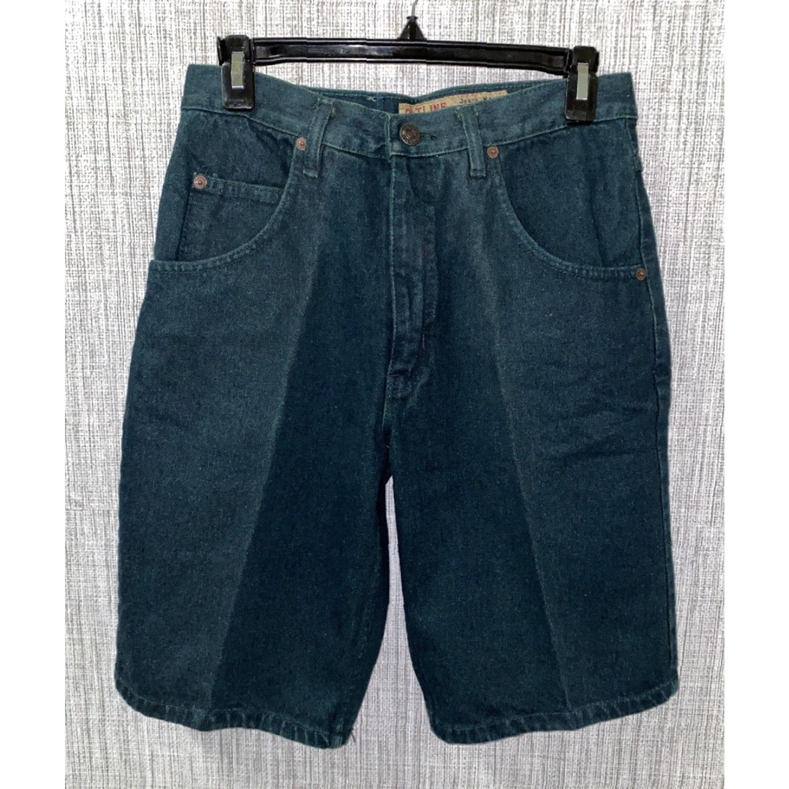 Vintage VINTAGE Cutline Jean Wear Mens Green Easy Fit Zip Fly Shorts Adult 28 Green Casual Shorts NWT 1980s Mens Size US 28 / EU 44 - 3 Thumbnail