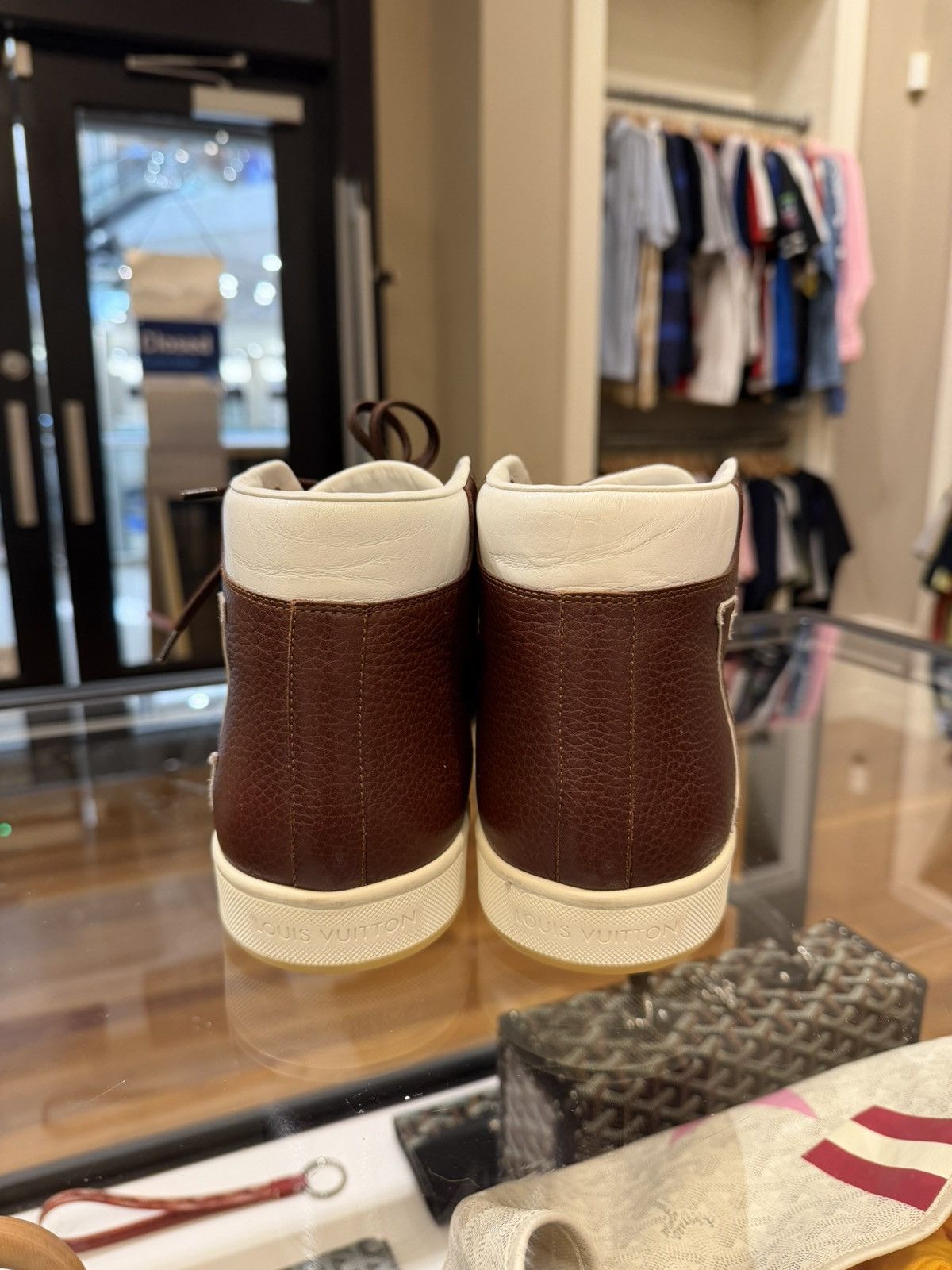 Louis Vuitton Louis vuitton Fastball High Leather Sneaker Size US 8.5 / EU 41-42 - 6 Thumbnail