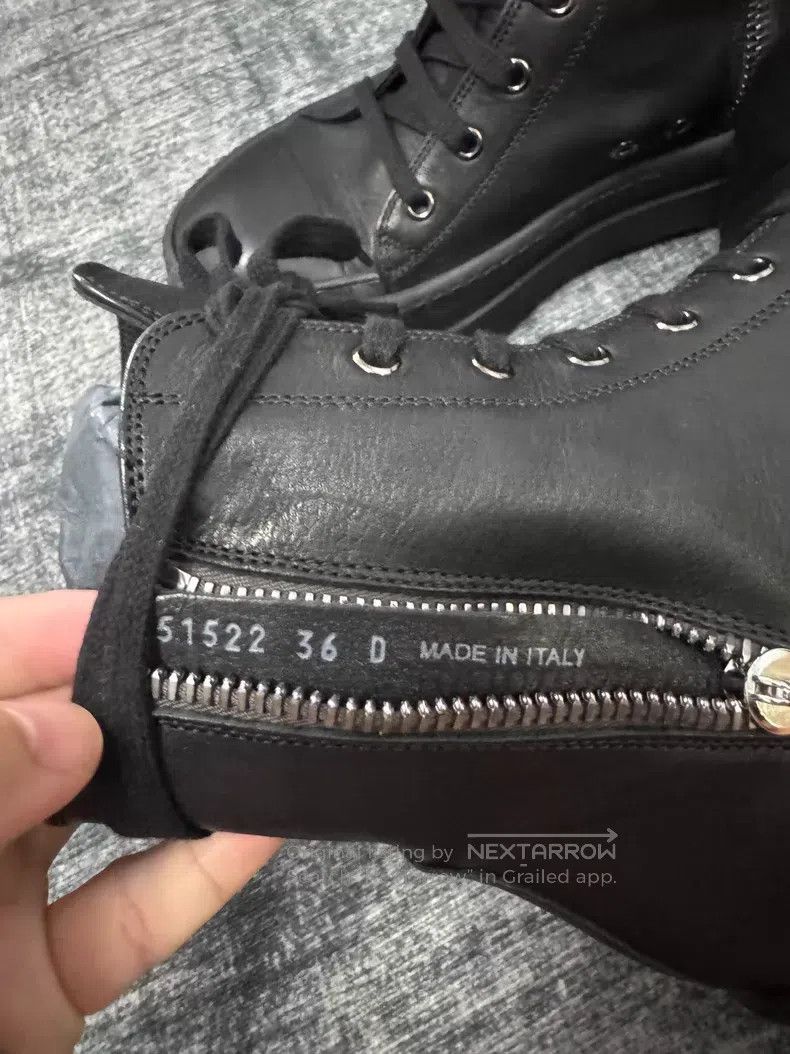 Rick Owens Rick Owens Pure Black Thick Low Large Converse shoes Size US 5.5 / IT 35.5 - 7 Thumbnail