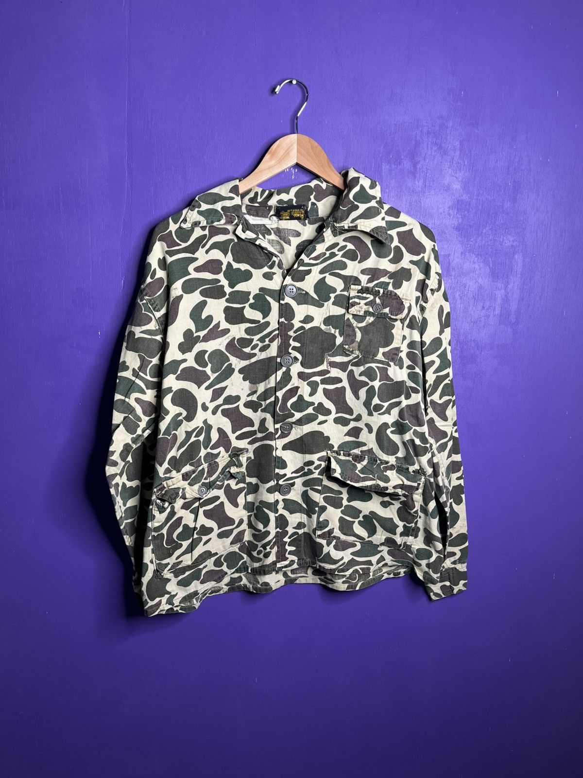 Vintage Vintage 70s Kmart camo hunting cargo button up Size US M / EU 48-50 / 2 - 1 Thumbnail