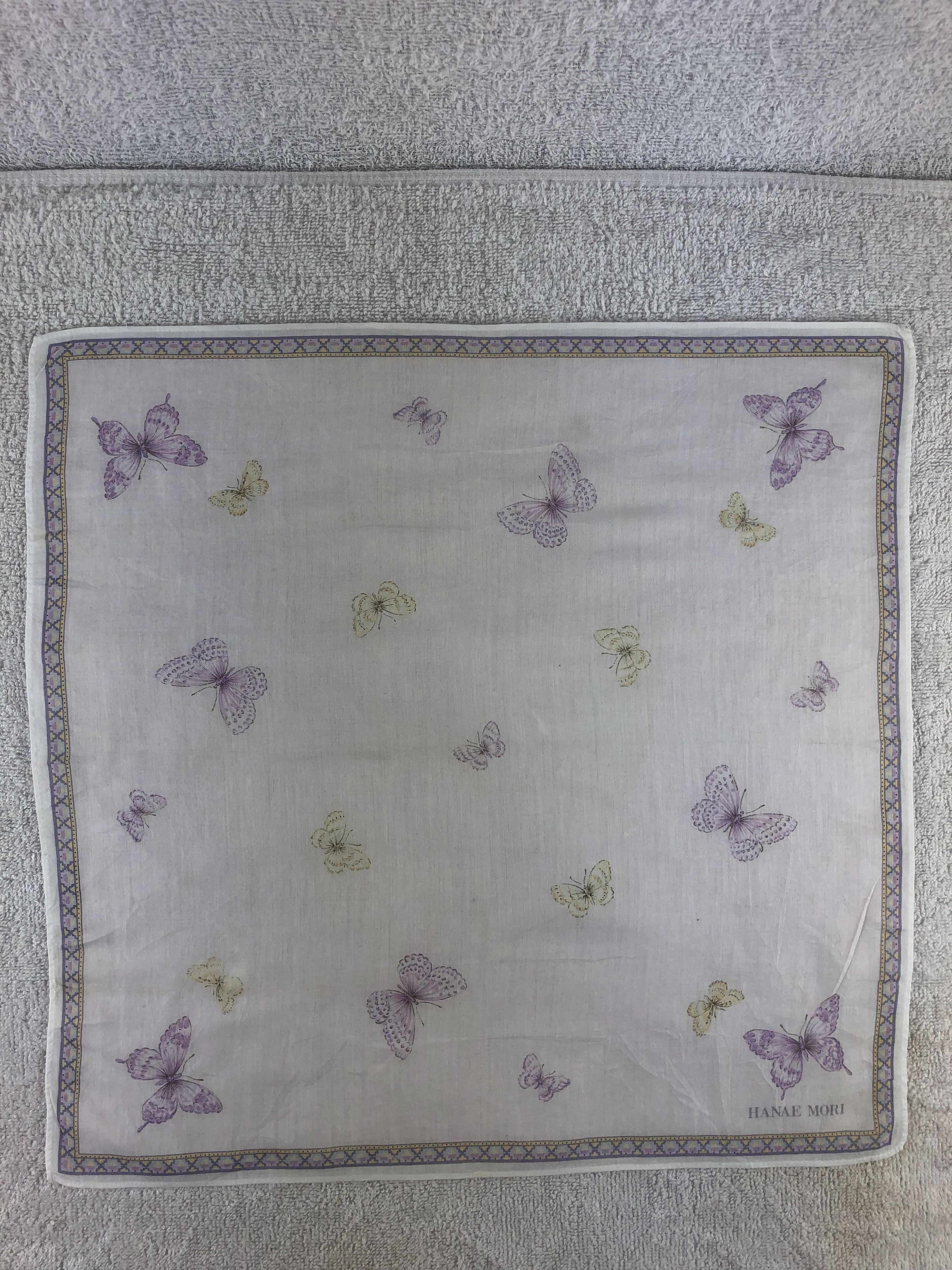 Hanae Mori × Japanese Brand × Vintage Hanae Mori Handkerchief / Bandana / Neckerchief Size ONE SIZE - 3 Thumbnail