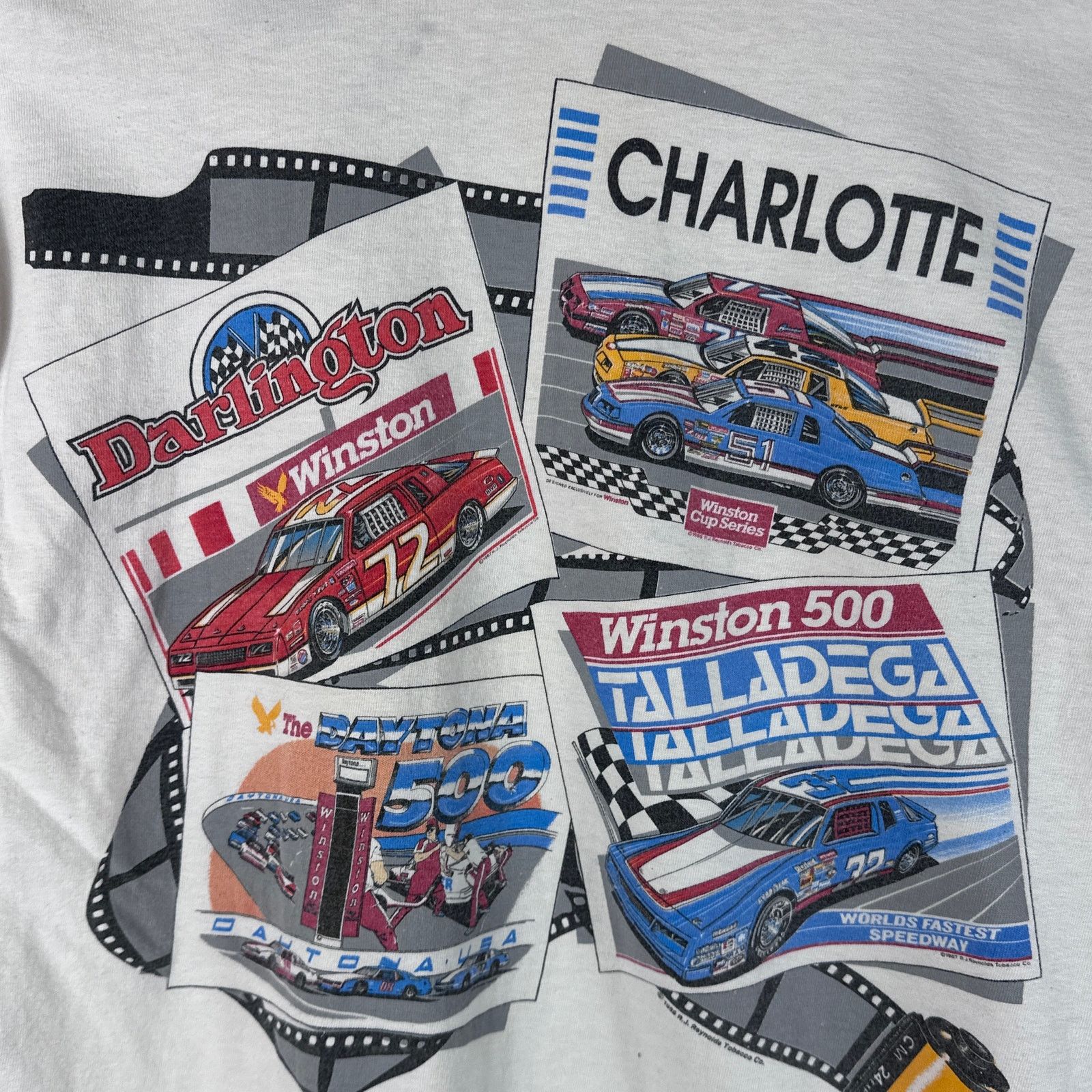NASCAR Vintage 80s Winston Million NASCAR Graphic Tee Size US L / EU 52-54 / 3 - 8 Thumbnail