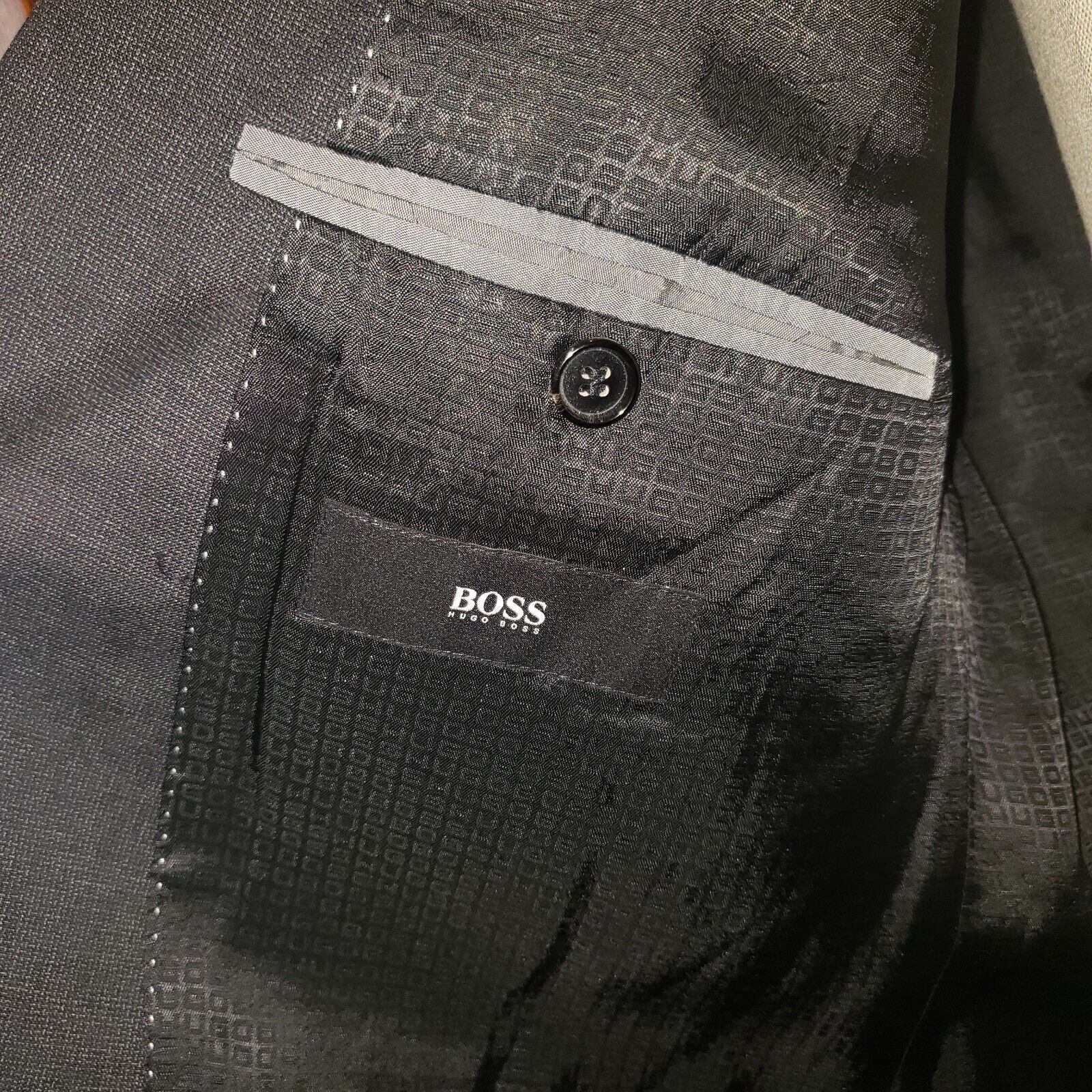 Hugo Boss Hugo Boss Men's 100% Virgin Wool Sport Coat Blazer 44 Size 44R - 3 Thumbnail