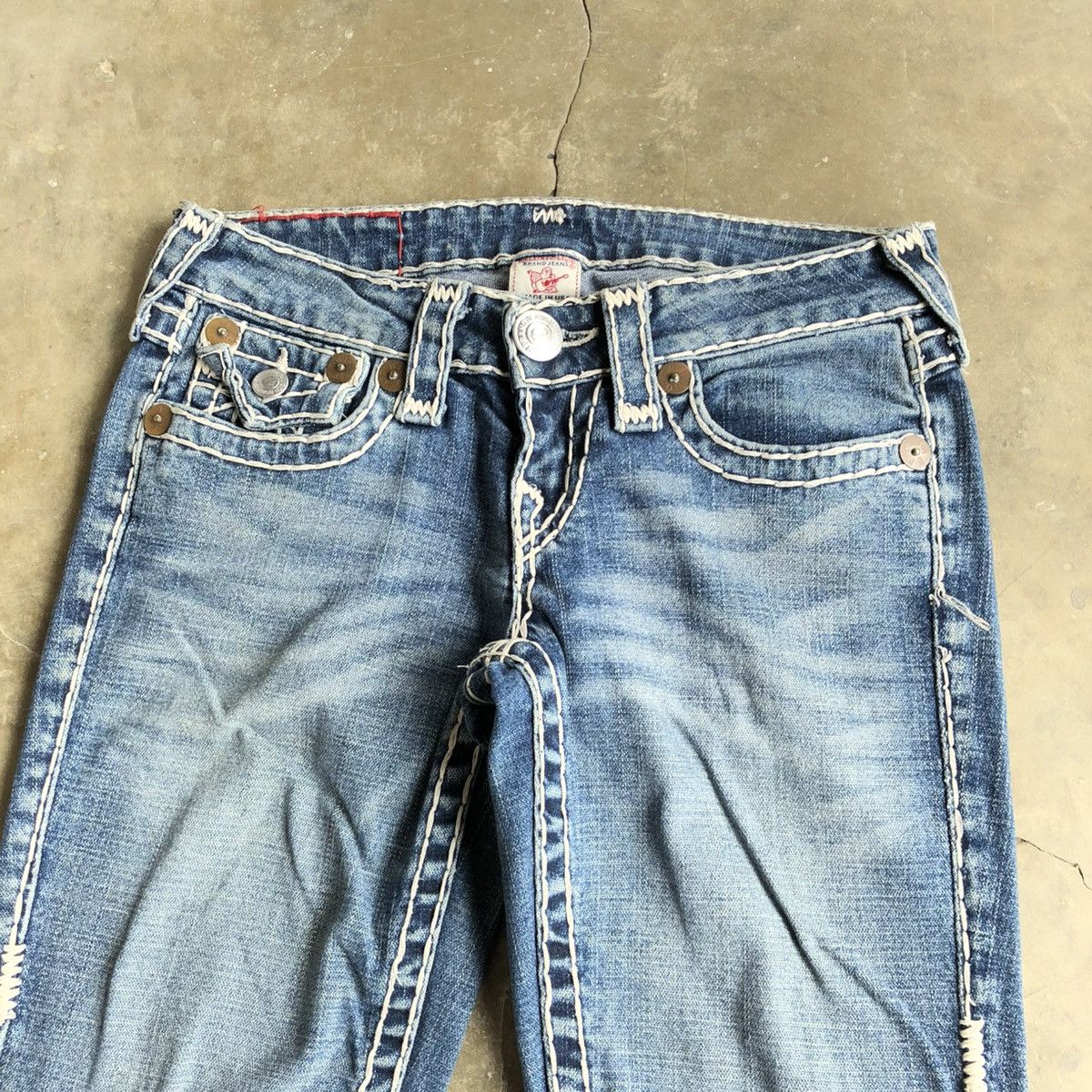 True Religion Vintage True Religion USA Bootcut Flared Denim Jeans Blue Size US 28 / EU 44 - 9 Thumbnail