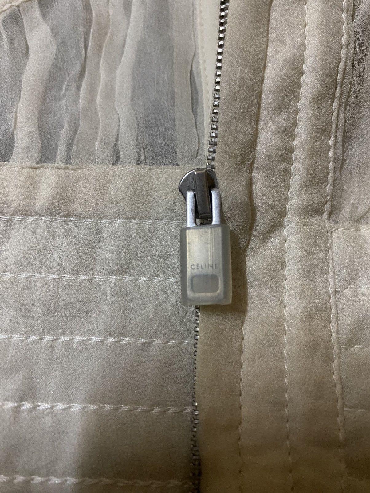 Celine Celine Phoebe Philo Era Blouson Zip Bomber Style Silk Jacket Size XS / US 0-2 / IT 36-38 - 6 Thumbnail