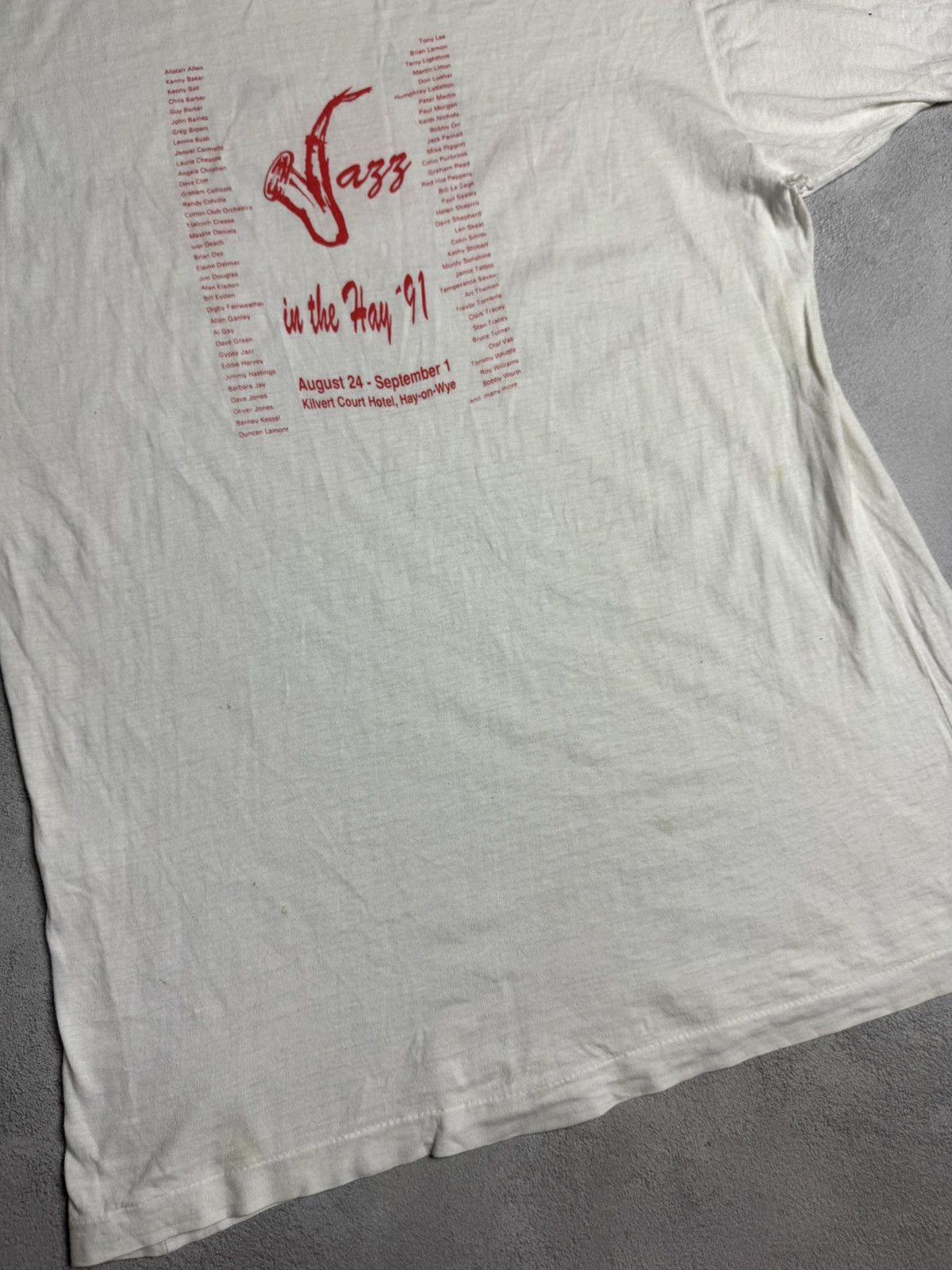 Band Tees Vintage Jazz In The Hay 1991 Festival T-Shirt Size US L / EU 52-54 / 3 - 8 Thumbnail