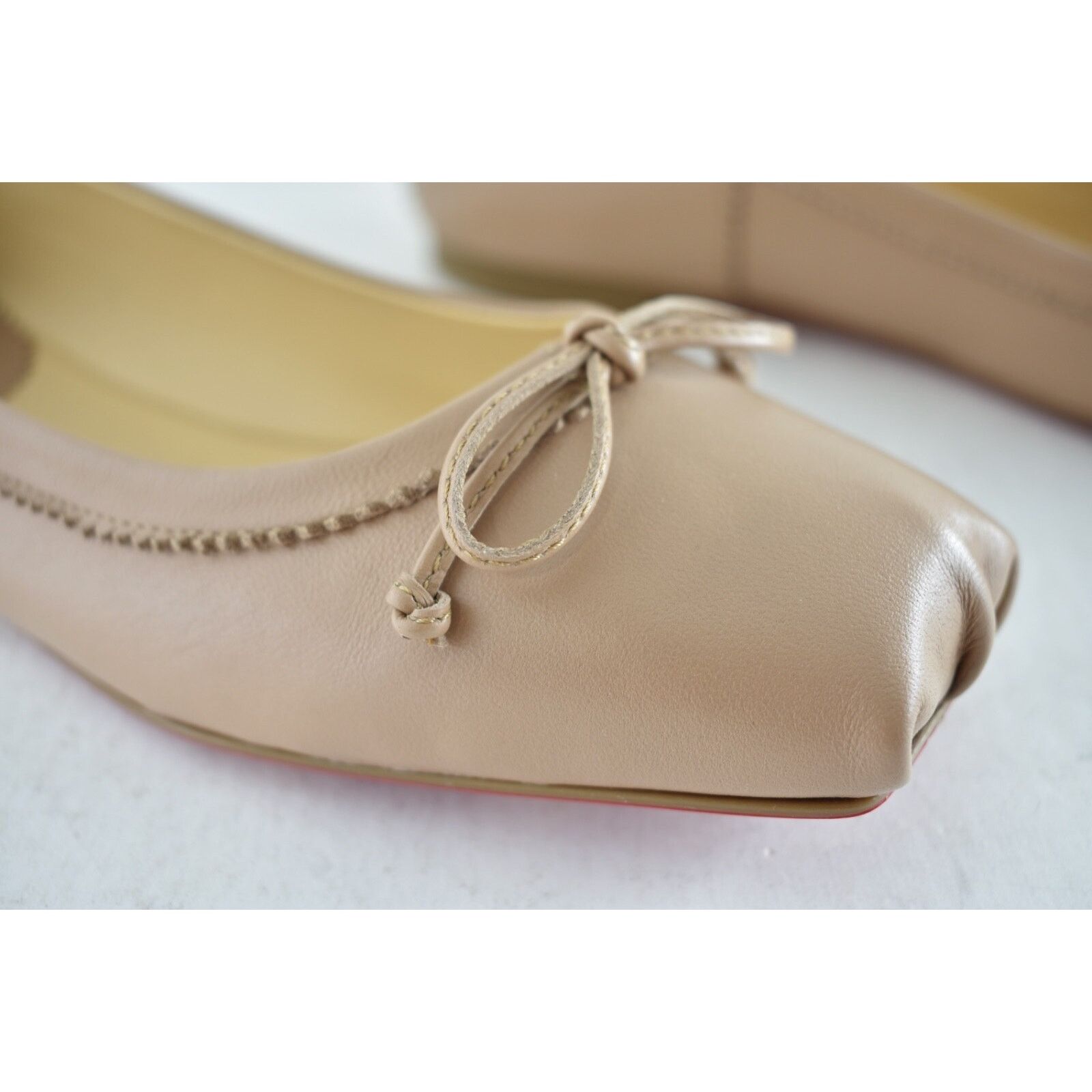 Christian Louboutin Christian Louboutin Mamadrague Flat Nude Blush Beige Size US 11 / IT 41 - 10 Thumbnail