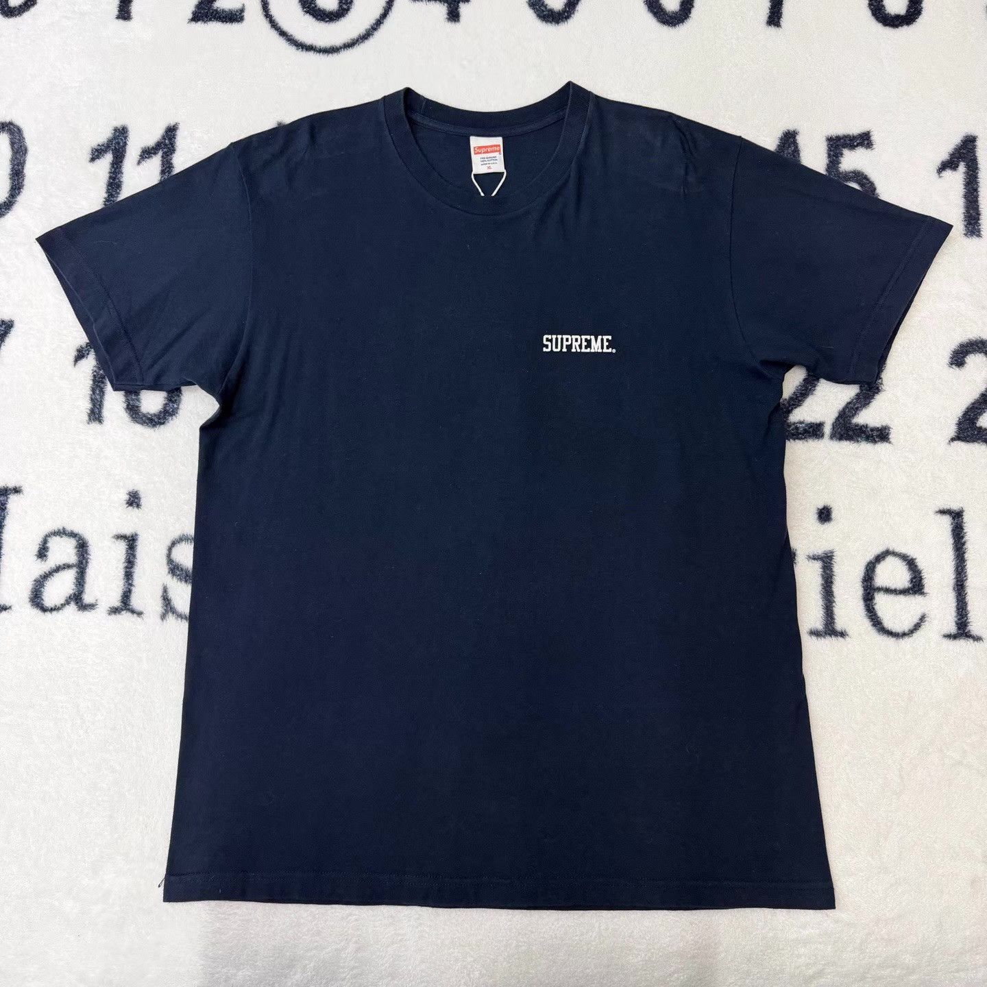 Supreme Supreme Navy Blue Character Print Short Sleeve Q10 Size US XL / EU 56 / 4 - 1 Thumbnail