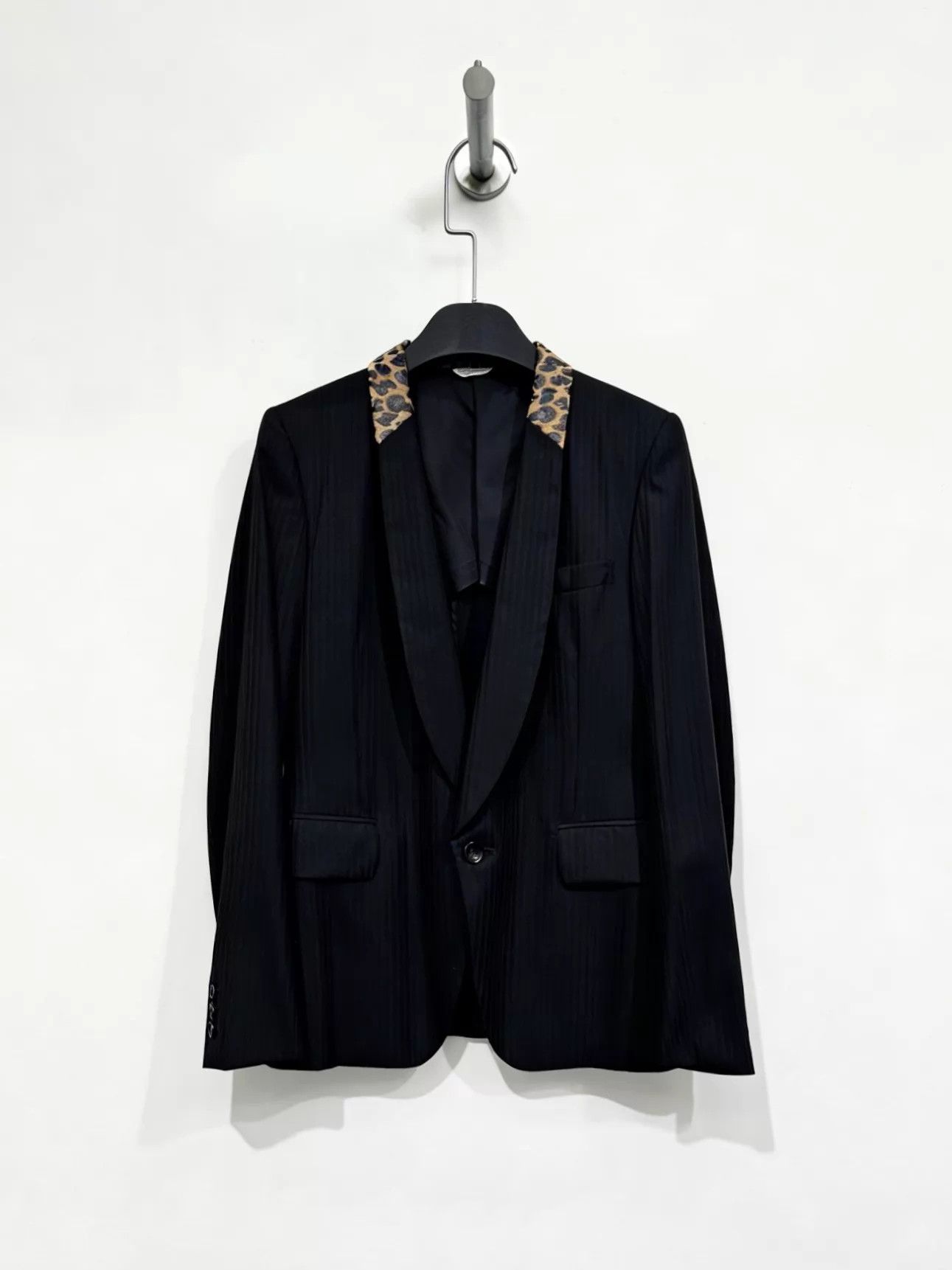 Comme des Garcons CDG HOMMEPLUS 2015SS Leopard Collar Jacket XS Size US XS / EU 42 / 0 - 1 Thumbnail