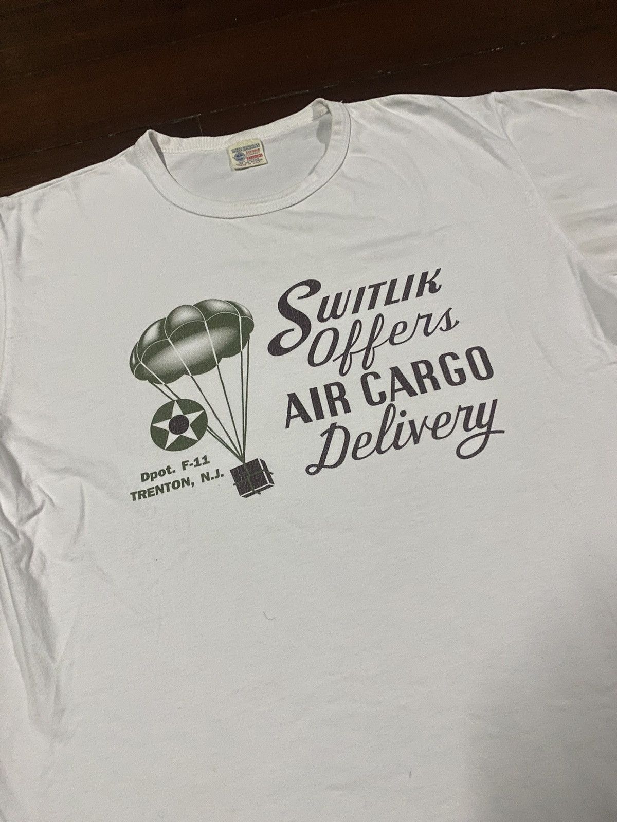 Buzz Rickson's AMAZING FIRE 🔥 VTG BUZZ RICKSON SWITLIK OFFERS AIR CARGO Size US XL / EU 56 / 4 - 2 Thumbnail