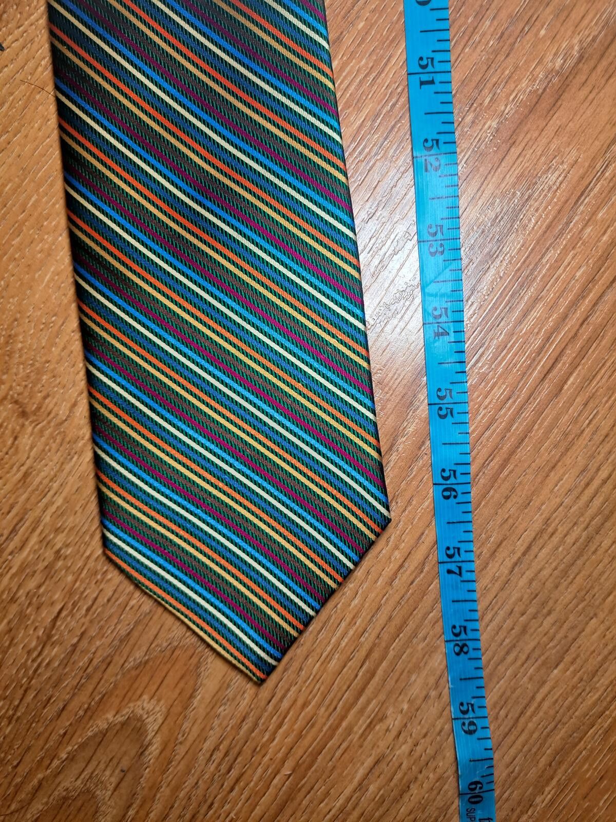 Brooks Brothers Brooks Brothers 100% Silk Tie Multicolor Striped Herringbone Size ONE SIZE - 6 Thumbnail