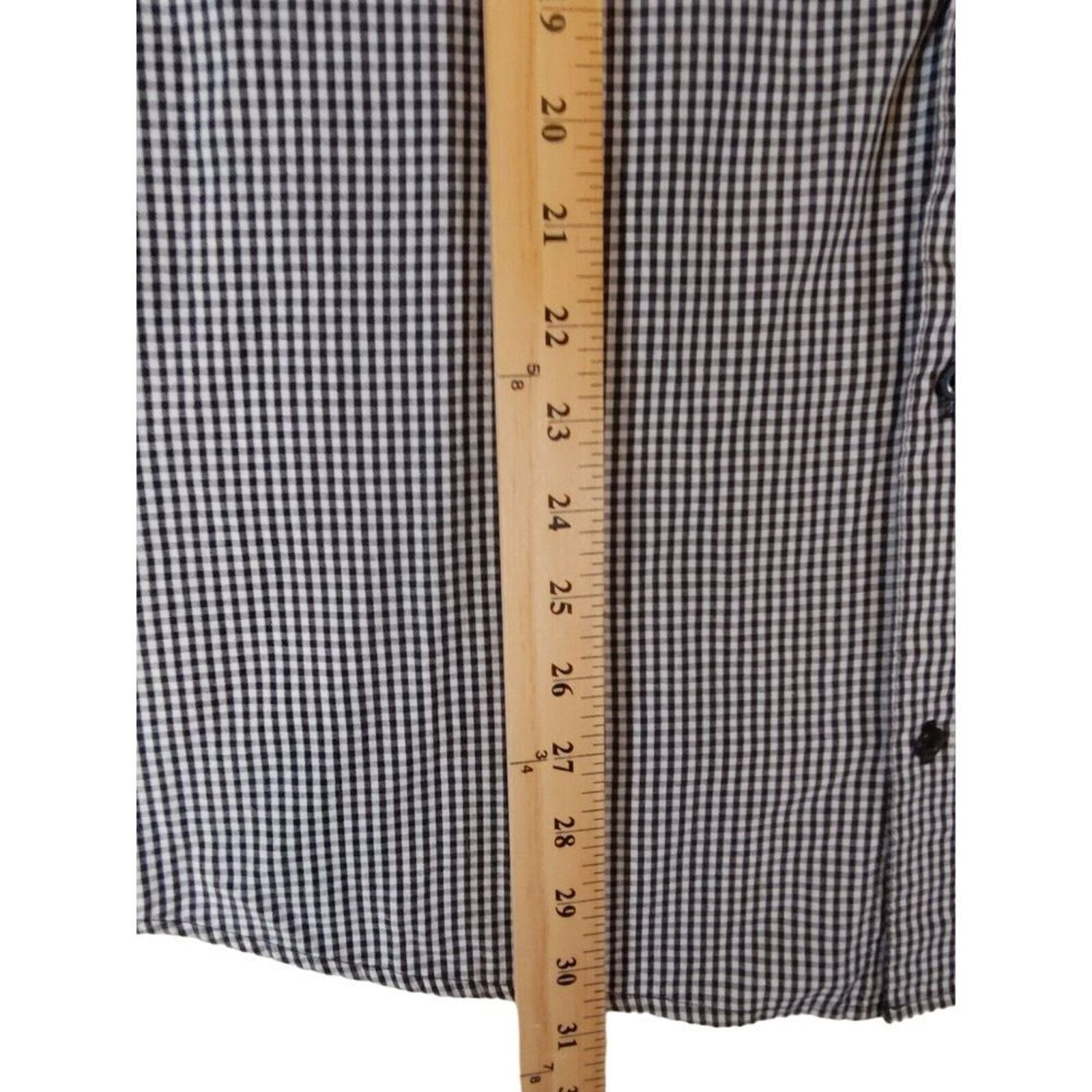 Dravus Dravus Shirt Mens Large Mini Check Short Sleeve Button Down Size US L / EU 52-54 / 3 - 5 Thumbnail