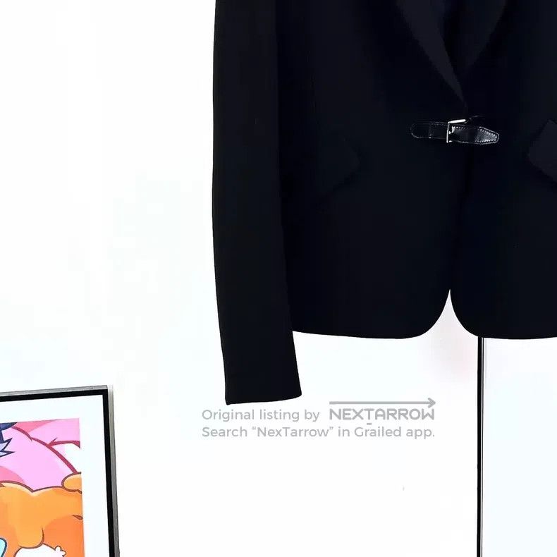 Hermes Hermes Black Wool Jacket Size S / US 4 / IT 40 - 4 Thumbnail