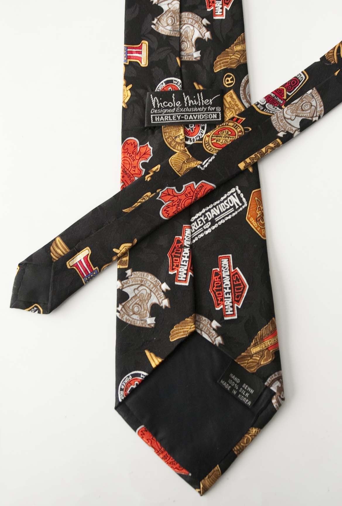 Nicole Miller Harley Davidson Tie Nicole Miller Silk Size ONE SIZE - 3 Thumbnail