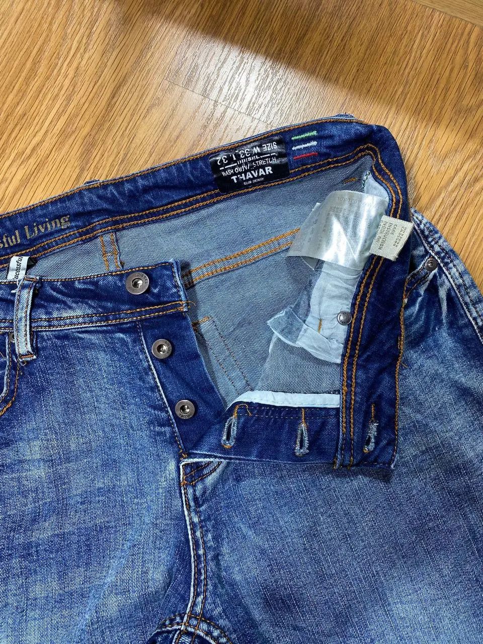 Diesel × Vintage BAGGY DENIM Diesel Pants Mom Jeans Blue Vintage Y2k Style Size US 33 - 8 Thumbnail