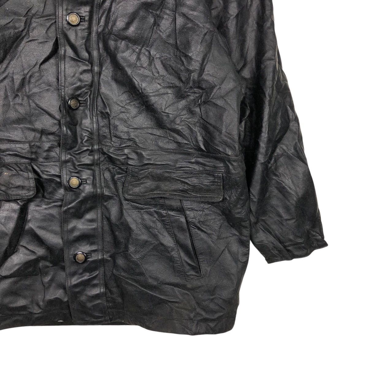 Japanese Brand 📌Vintage Leather Jacket Equitum Italy Blanket Issey Miyake Size US M / EU 48-50 / 2 - 6 Thumbnail