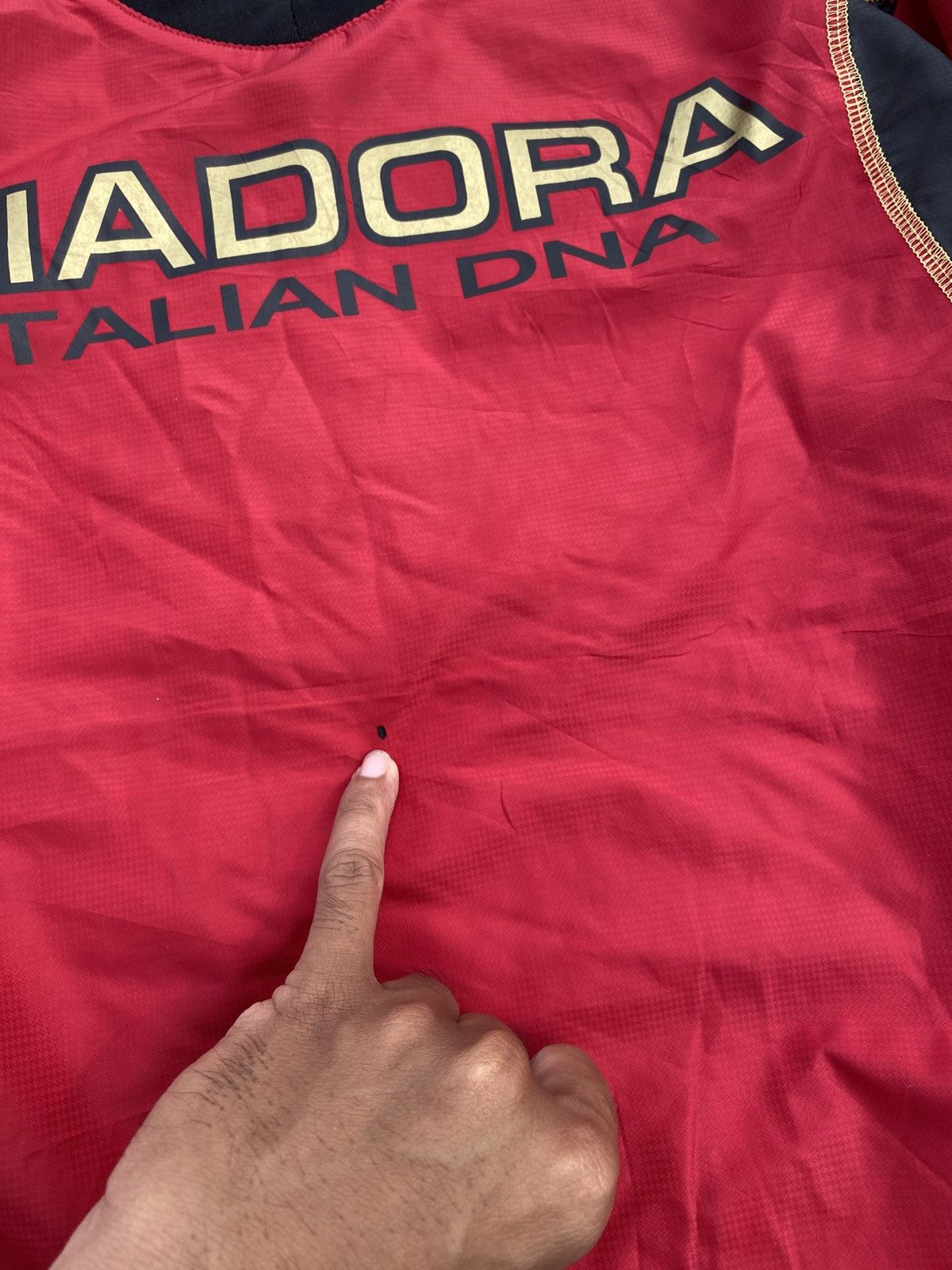 Diadora × Umbro × Vintage 2000s - Vintage Diadora Italian Windbreaker Longsleeve Size US M / EU 48-50 / 2 - 3 Thumbnail
