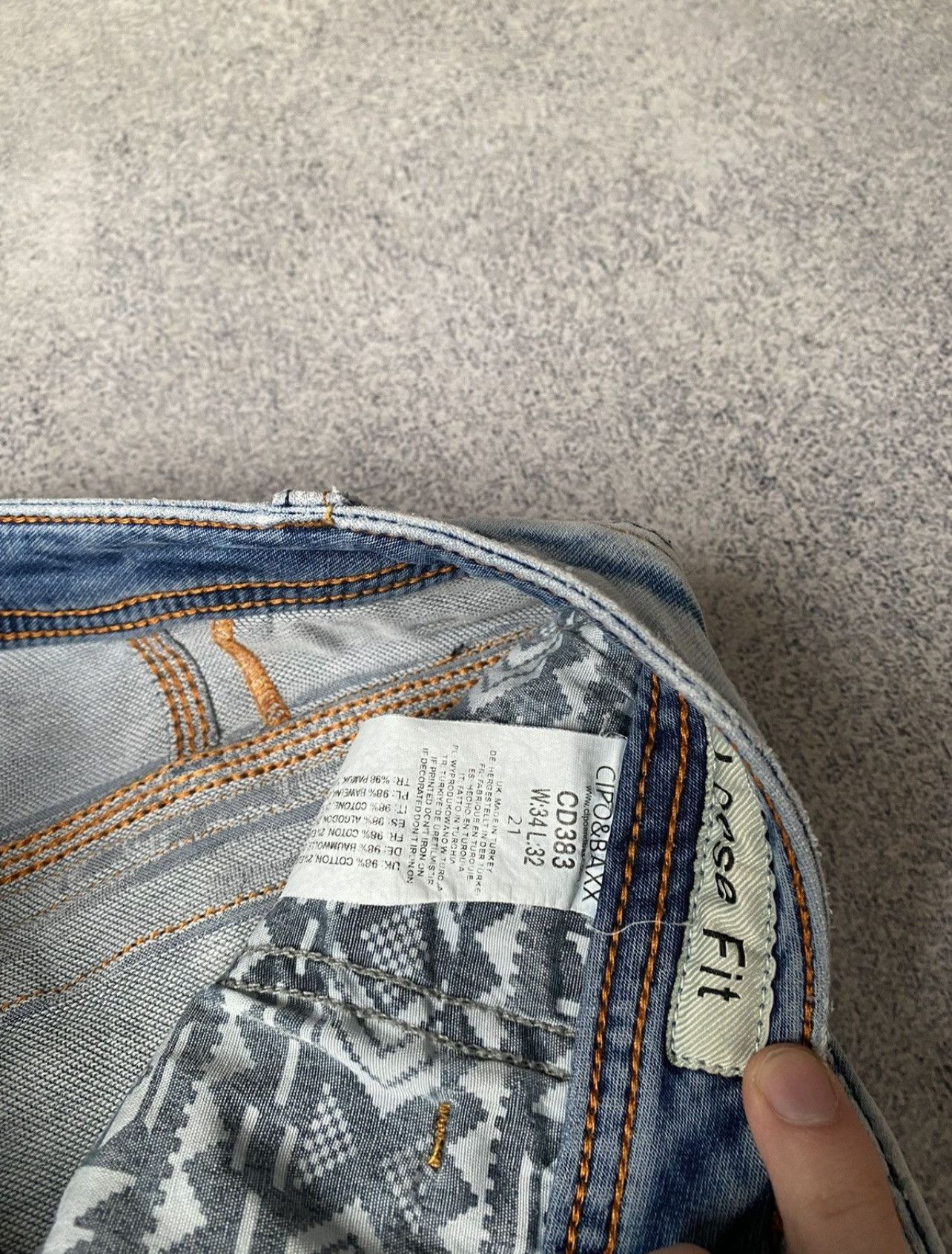 Japanese Brand × Vintage Vintage Cipo&baxx Archival Denim Japanese Style Pants Size US 34 / EU 50 - 7 Thumbnail