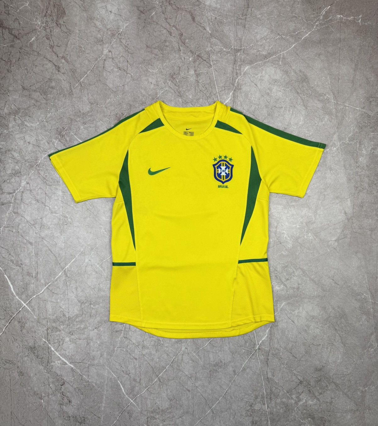 Nike Vintage Nike Brazil Soccer Jersey Football Shirt Tre RARE Size US M / EU 48-50 / 2 - 1 Thumbnail