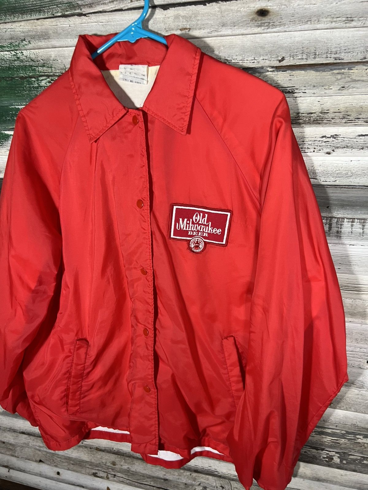 Vintage Vintage Old Milwaukee Beer Jacket Size US L / EU 52-54 / 3 - 3 Thumbnail