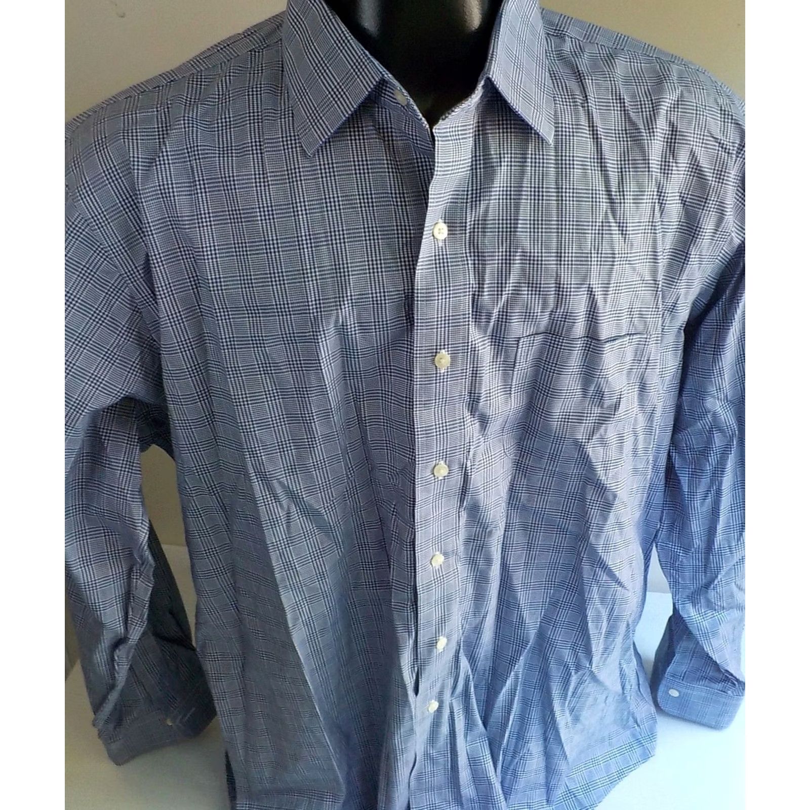Brooks Brothers Brooks Brothers Dress Shirt Navy White Checkered Size 17 1/2 Regular Sleeve 34/35 Let's 171/2-35 Ships Men's Shirt Regent LS 1818"} Size US XL / EU 56 / 4 - 2 Thumbnail