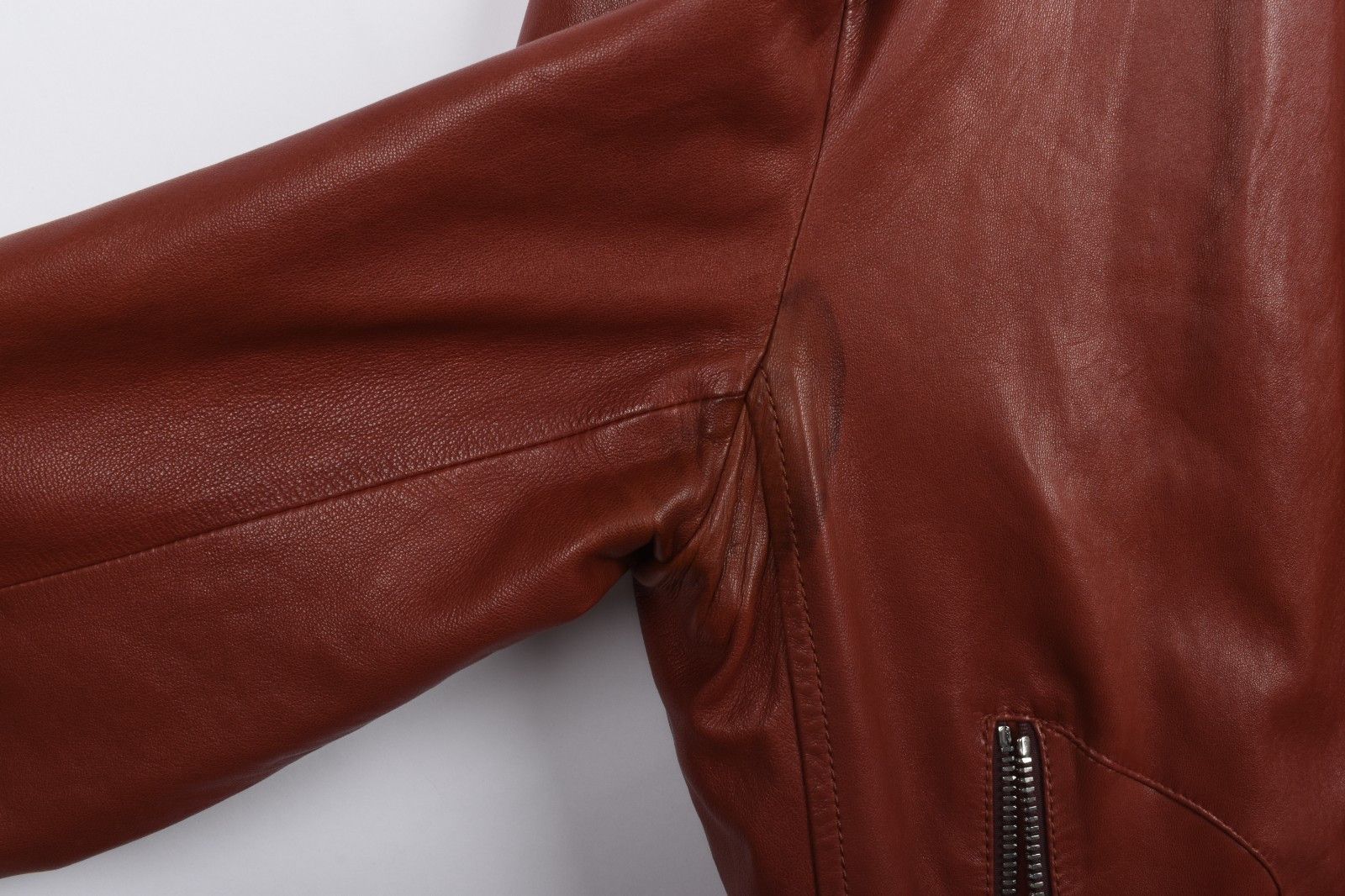 Brunello Cucinelli Brunello Cucinelli Men Jacket Leather Bomber Size L, S1891 Size US L / EU 52-54 / 3 - 12 Thumbnail