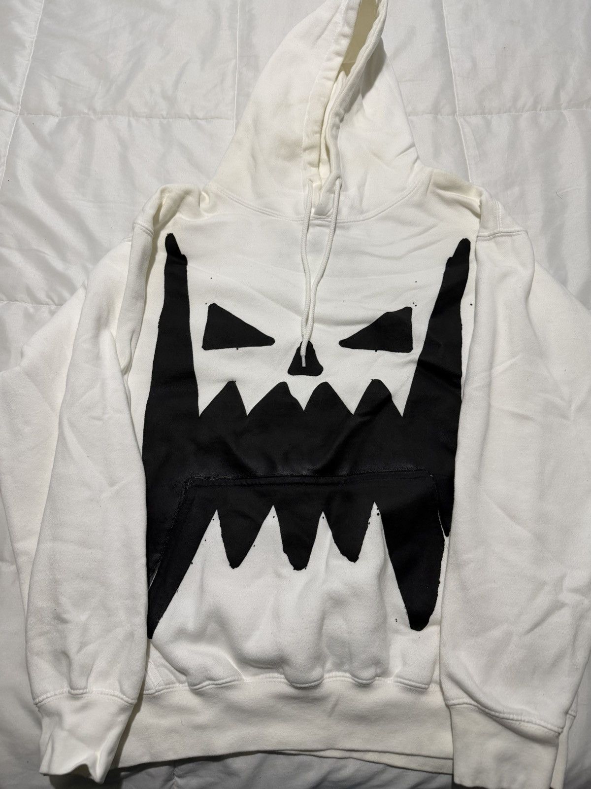Asspizza Asspizza Pumpkin Face White Hoodie OG 2022 Size US M / EU 48-50 / 2 - 1 Thumbnail