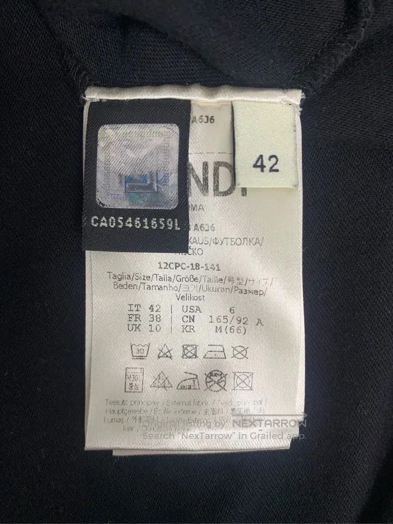Fendi Fendi Black Logo Print Short Sleeve T-Shirt. Size US M / EU 48-50 / 2 - 7 Thumbnail