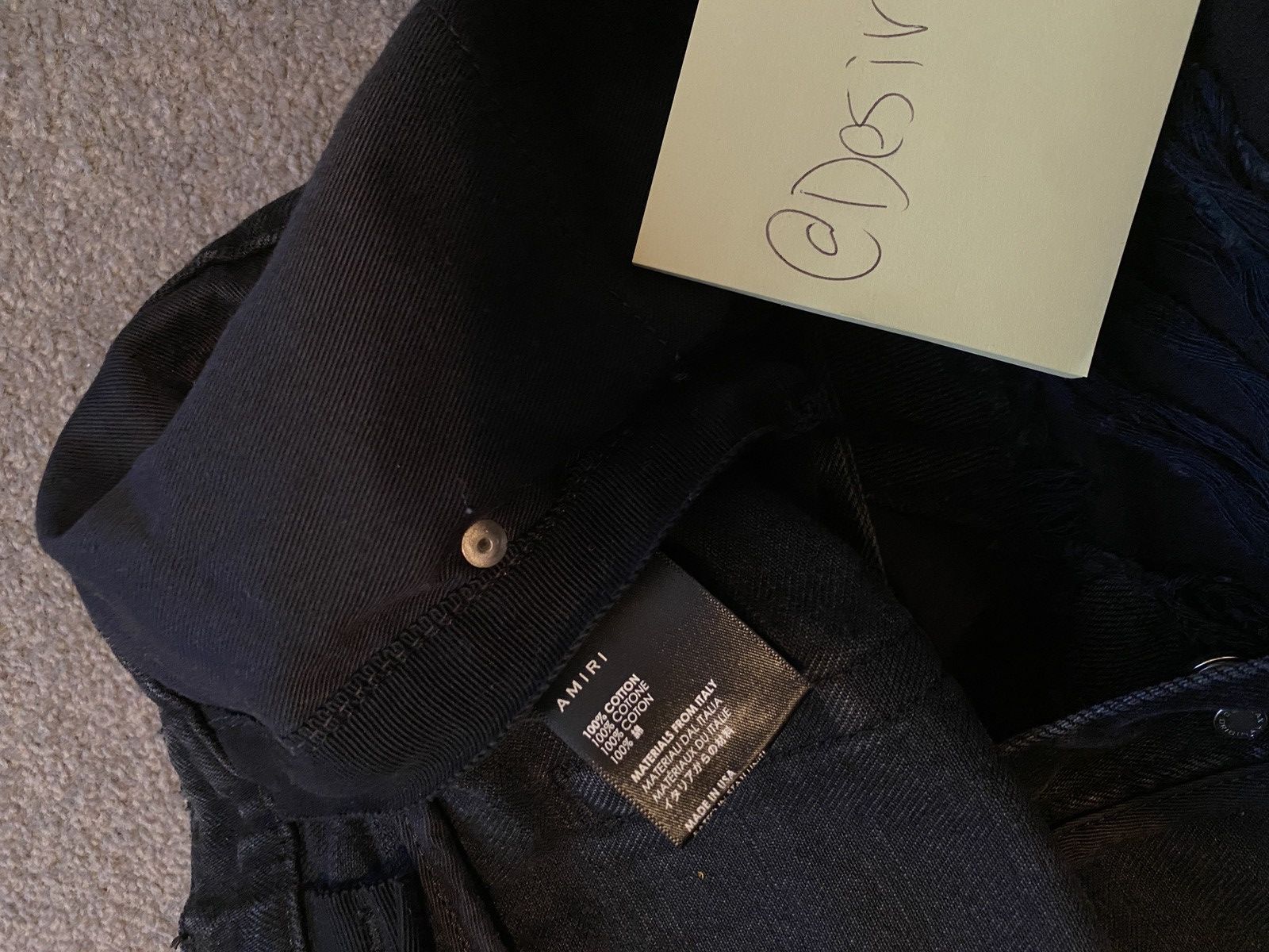 Amiri Amiri Thrasher Denim size 30 Size US 30 / EU 46 - 6 Thumbnail