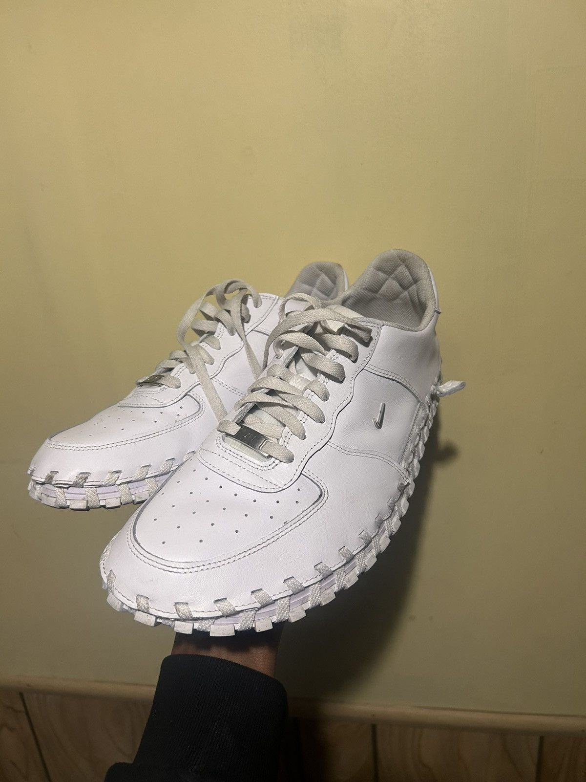 Jacquemus × Nike Nike x Jacquemus J Force 1 Low LX "Jacquemus White" Sneakers Size US 13 / EU 46 - 3 Thumbnail