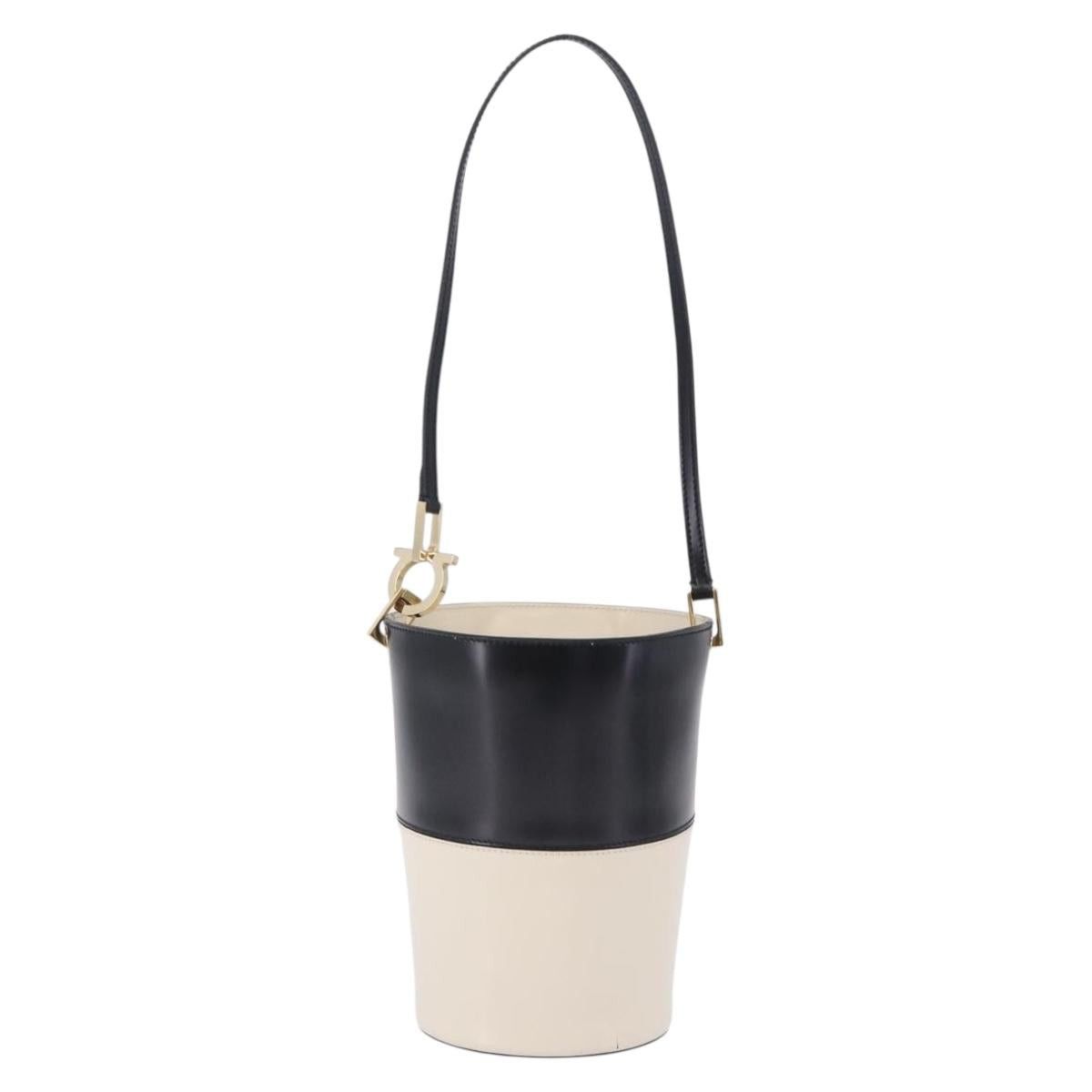 Salvatore Ferragamo Salvatore Ferragamo Gancini Shoulder Bag Leather Ivory Gold Size ONE SIZE - 13 Thumbnail