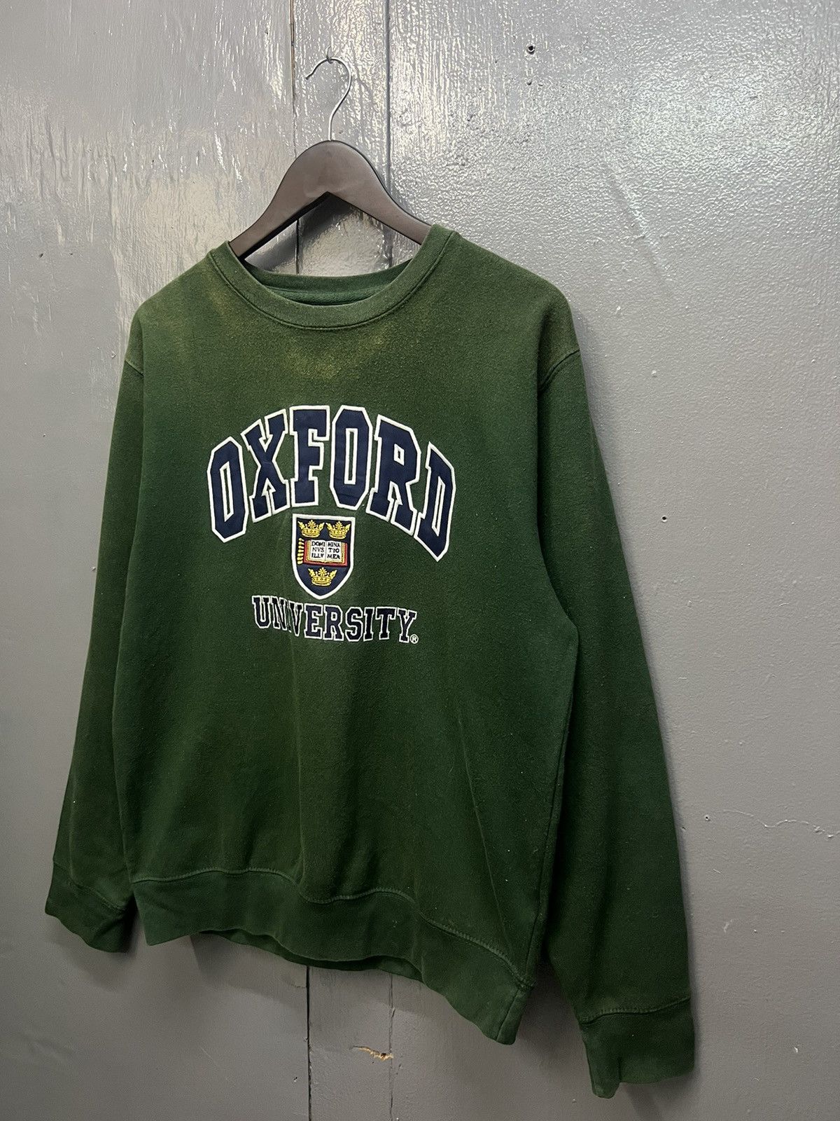 Vintage Vintage Oxford University Crewneck Sweatshirt Size US L / EU 52-54 / 3 - 3 Thumbnail