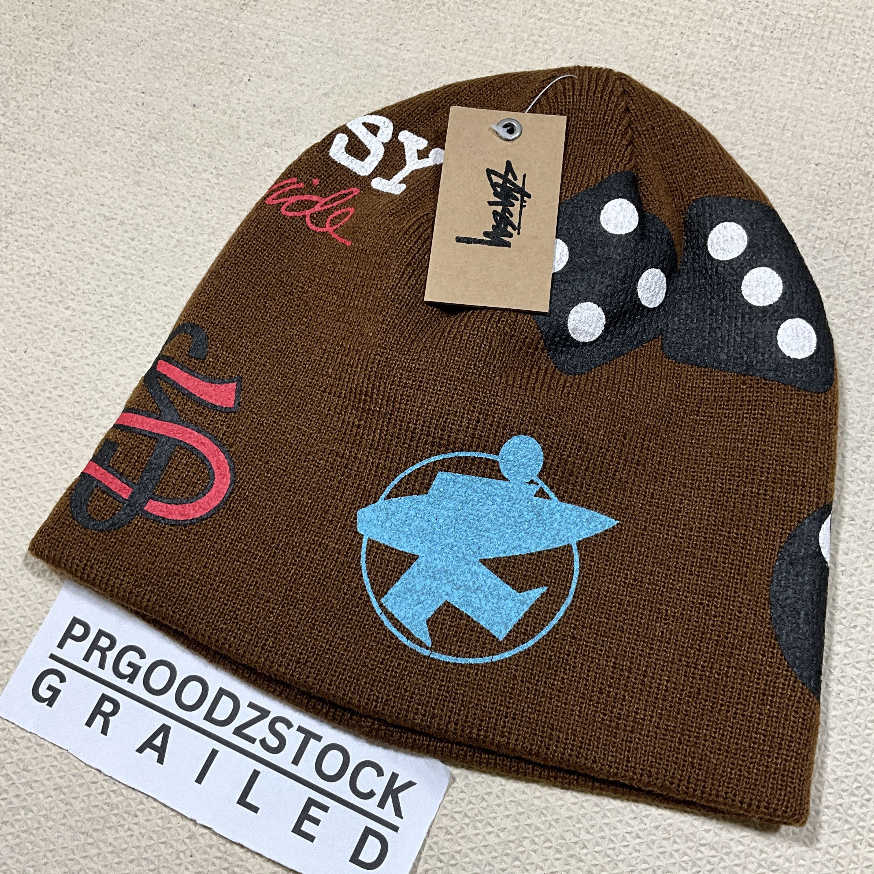 Stussy STUSSY MXED LOGO SKULLCAP BEANIE HAT Size ONE SIZE - 2 Thumbnail
