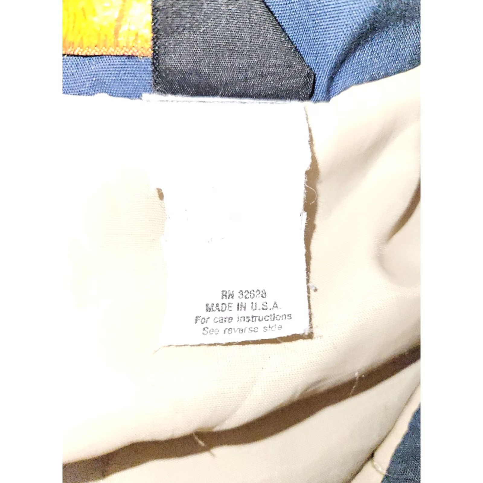 Dunbrooke VINTAGE Dunbrooke Jacket Mens XL Tan Blue Zip Snap Embroidered Railroad USA 80s 90s Comfort Pockets Full Zip Snaps Size US XL / EU 56 / 4 - 3 Thumbnail