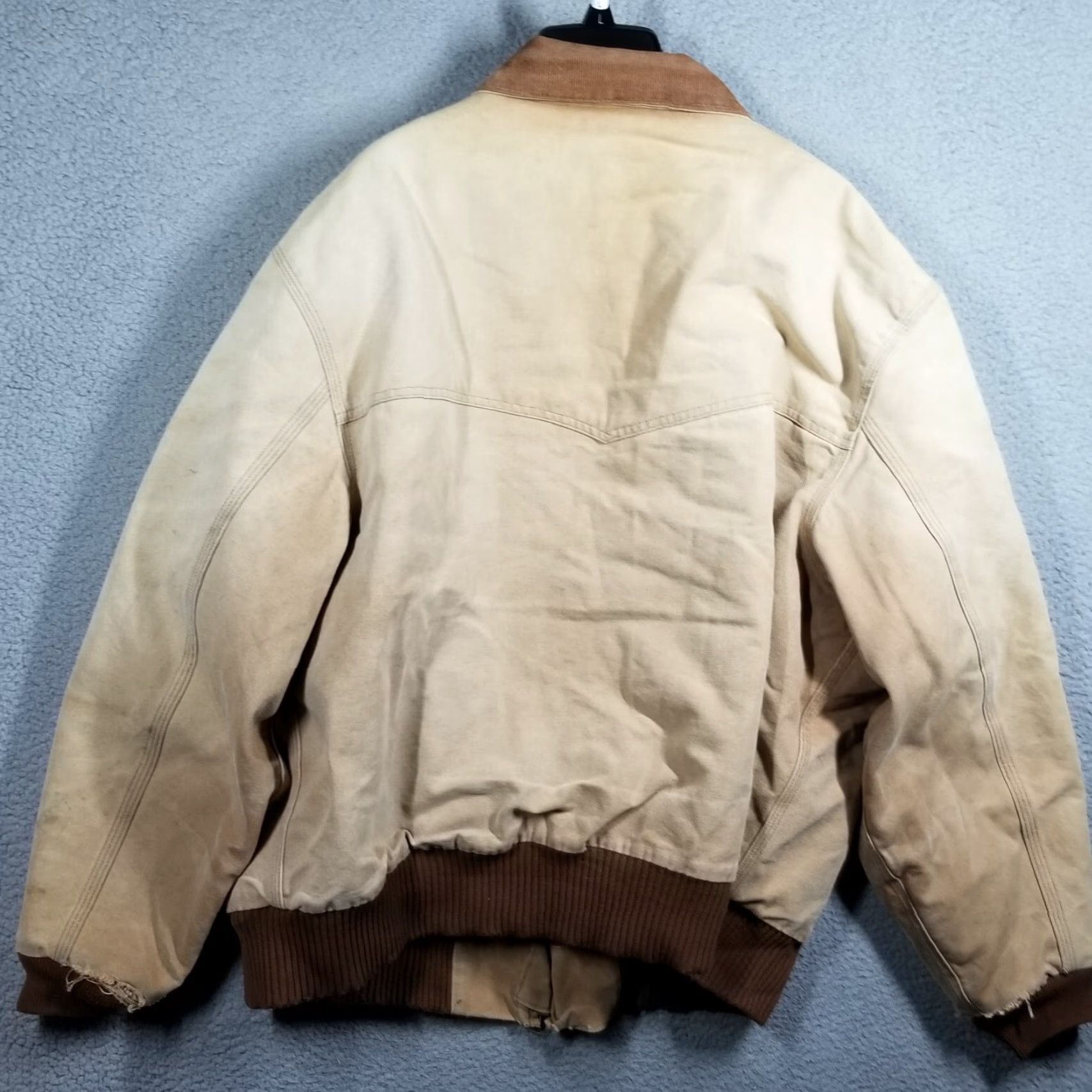 Carhartt VINTAGE Carhartt Jacket Mens Bomber J13 BRN 4XL Brown 90s Workwear Camouflage Not Size US XXL / EU 58 / 5 - 3 Thumbnail