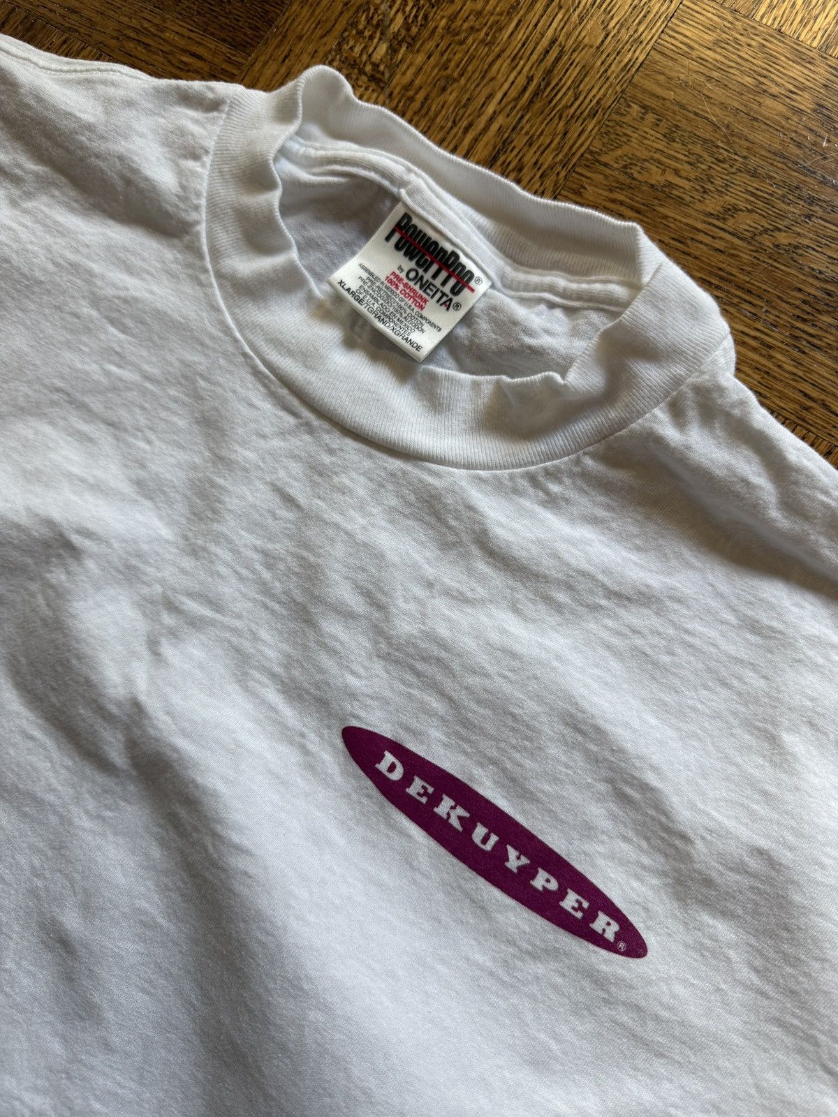 Vintage Vintage 90s Hot Damn! Dekuyper Liqueur Graphic Tee Size US XL / EU 56 / 4 - 7 Thumbnail