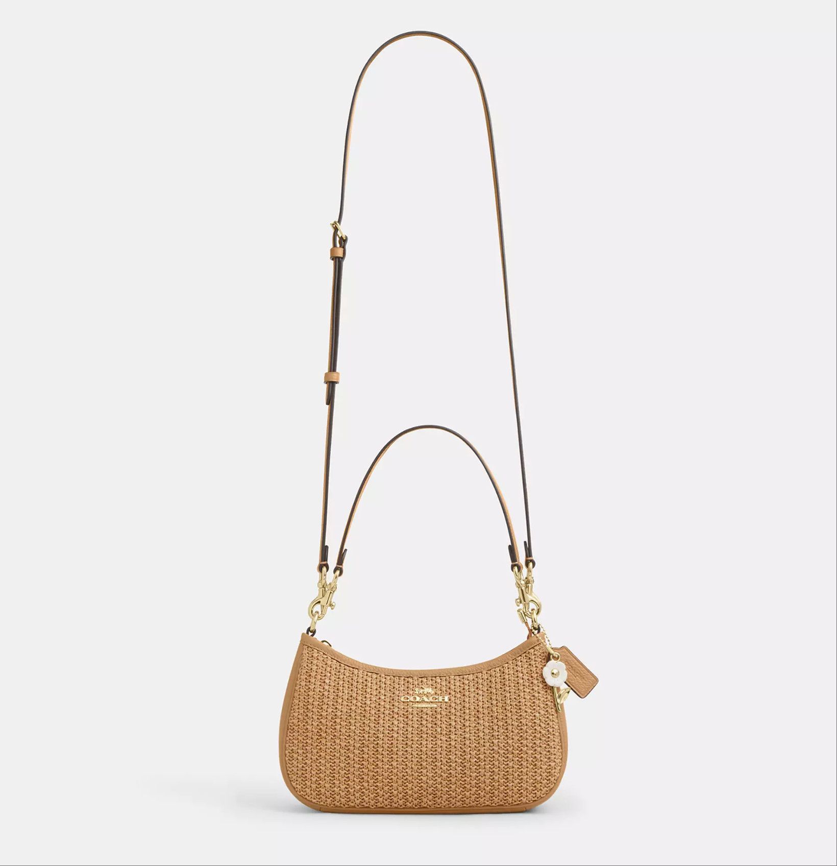 Coach NWT Coach Teri Shoulder Bag With Charm CEC43 Size ONE SIZE - 15 Thumbnail