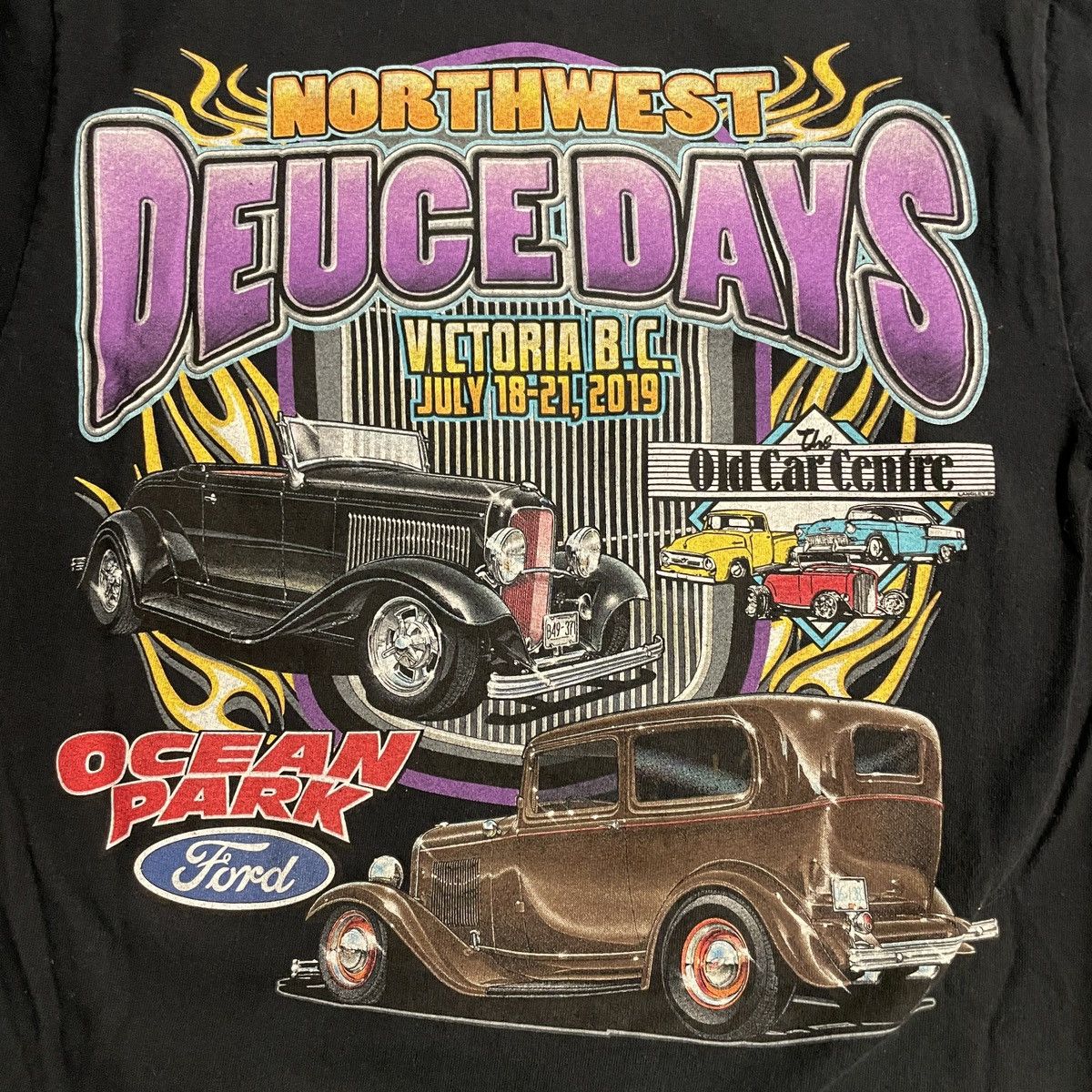 Gildan Northwest Deuce Days Hot Rod T Shirt Size US S / EU 44-46 / 1 - 4 Thumbnail