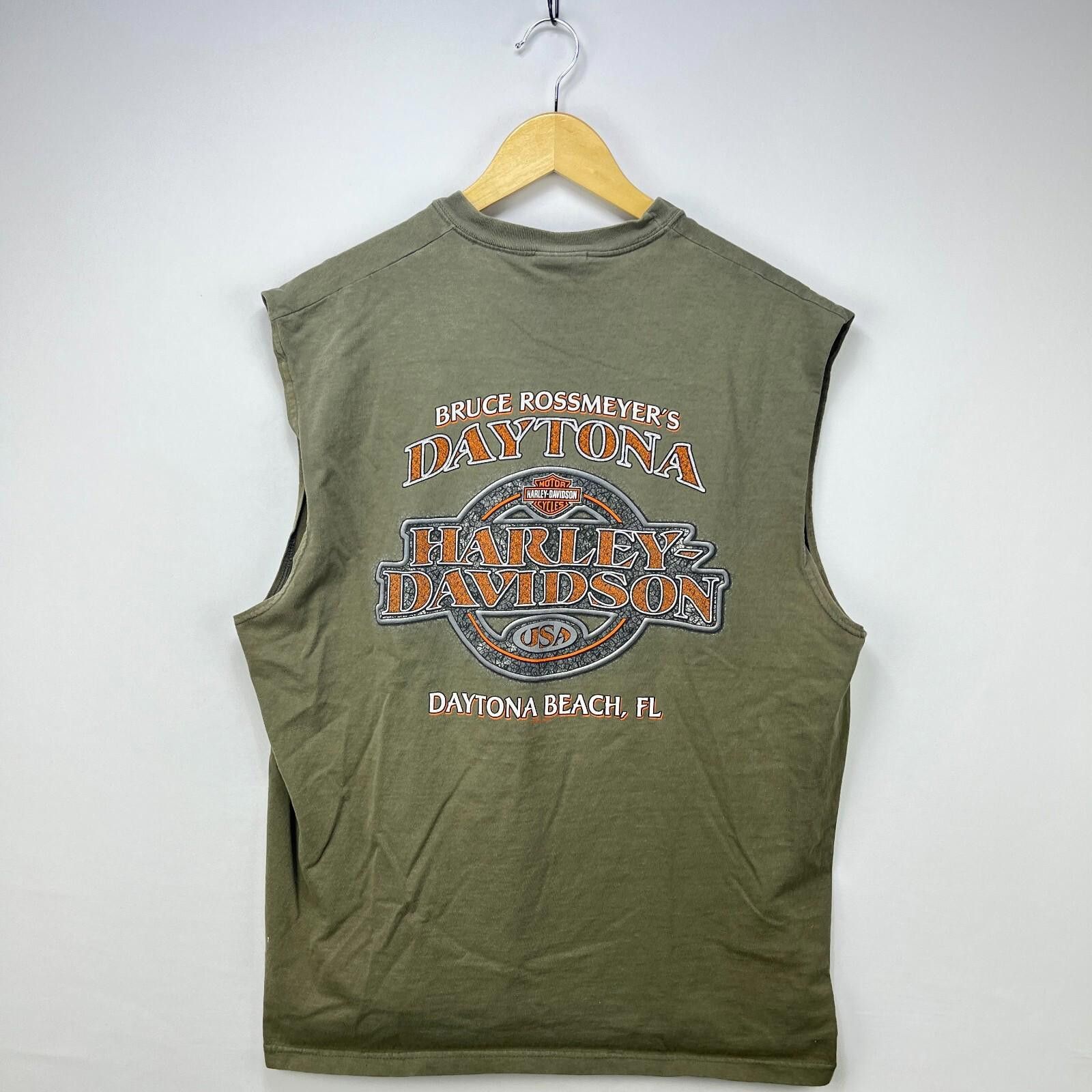Harley Davidson Vintage Harley-Davidson Sun Faded Sleeveless Shirt XL Eagle Size US XL / EU 56 / 4 - 1 Thumbnail