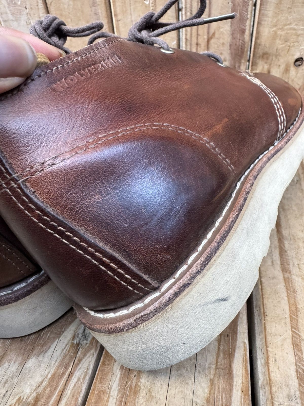 Wolverine Wolverine brown Men’s Chukka leather boots sz US 8 M UK 7 Size US 8 / EU 41 - 15 Thumbnail