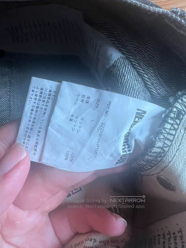 Neighborhood Neighborhood size L Water-washed denim jeans with colorful Size US 27 - 6 Thumbnail