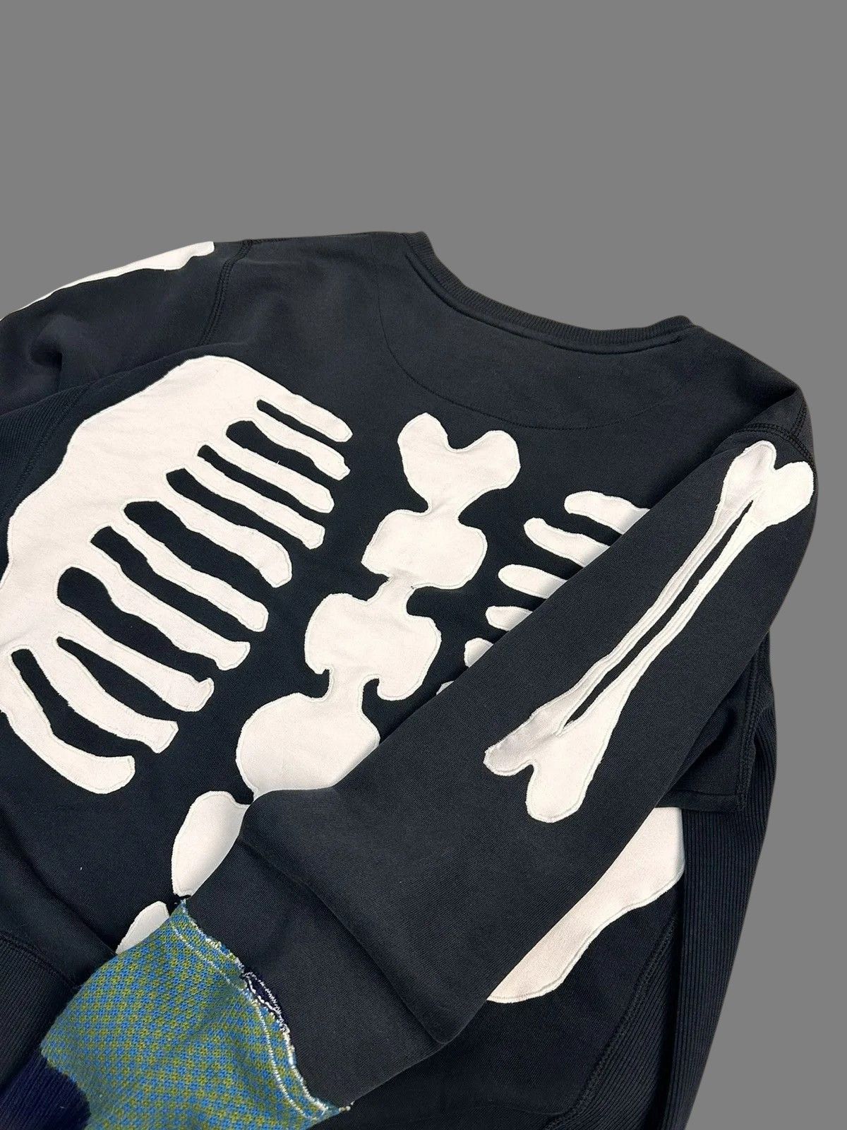 Handmade Vintage Nike Skull Handmade Y2K Diesel Bones Gothic Size US L / EU 52-54 / 3 - 15 Thumbnail