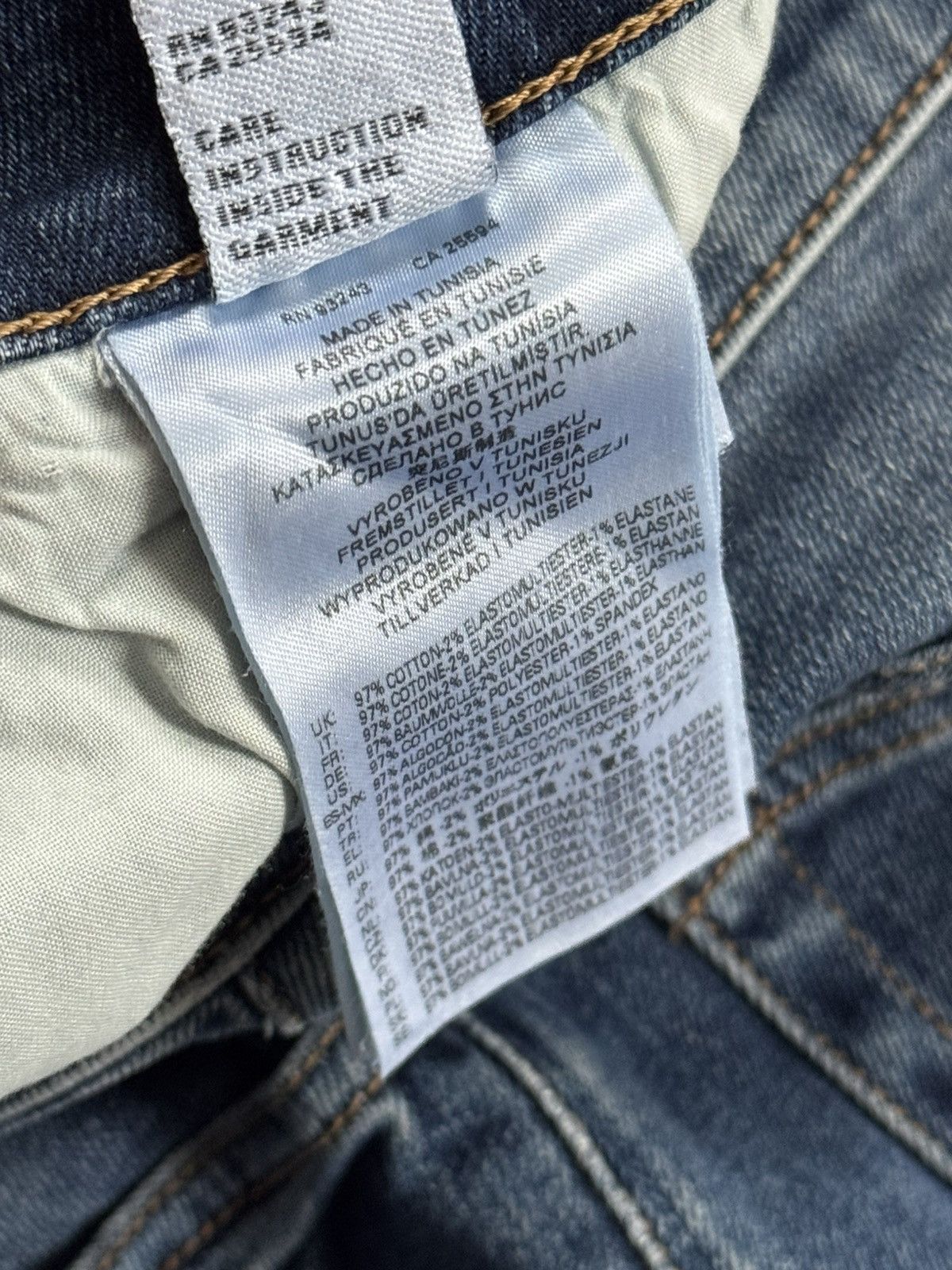 Diesel Diesel 31/34 D-Fining denim pants jeans trousers distressed Size US 31 - 13 Thumbnail