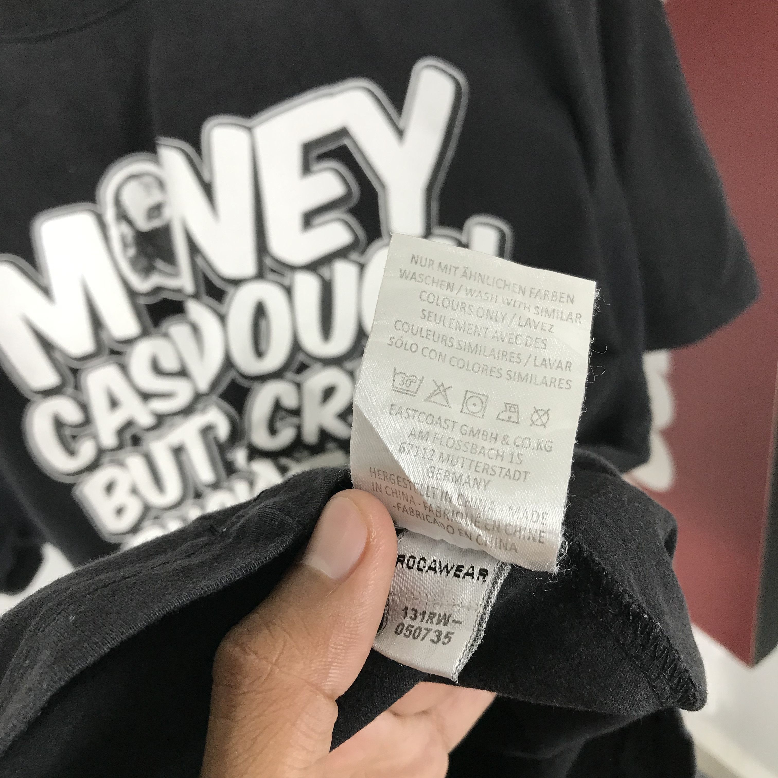 Rocawear Vintage Rocawear BENJAMIN ALL MONEY CASH Phototee Streetwear Size US XL / EU 56 / 4 - 6 Thumbnail