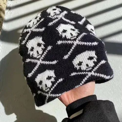 Japanese Brand SKELETON BEANIE Size ONE SIZE - 3 Thumbnail